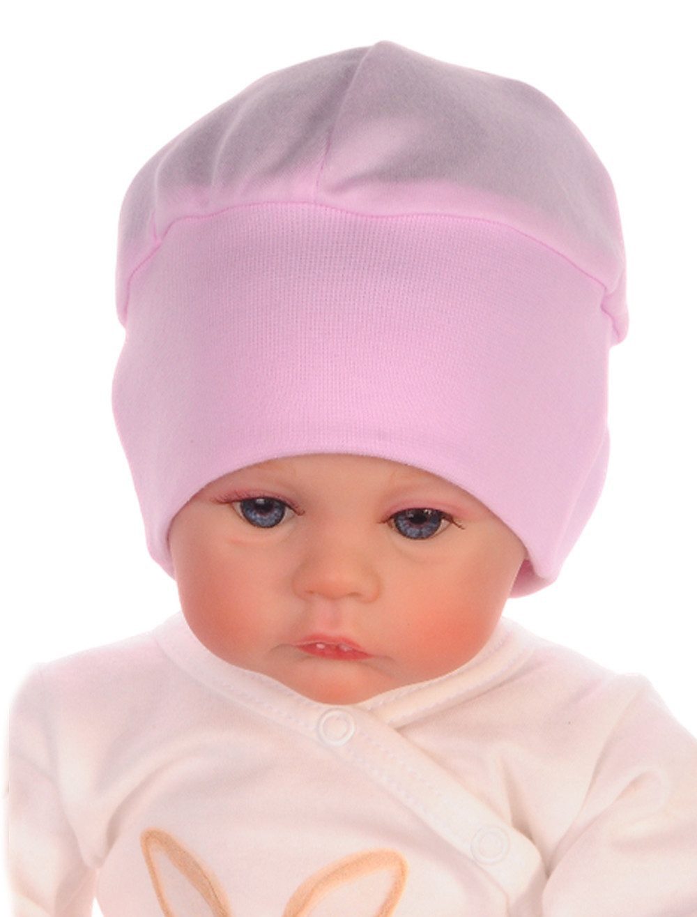Erstlingsmütze Baby Mütze für Neugeborene Übergangsmütze neutral