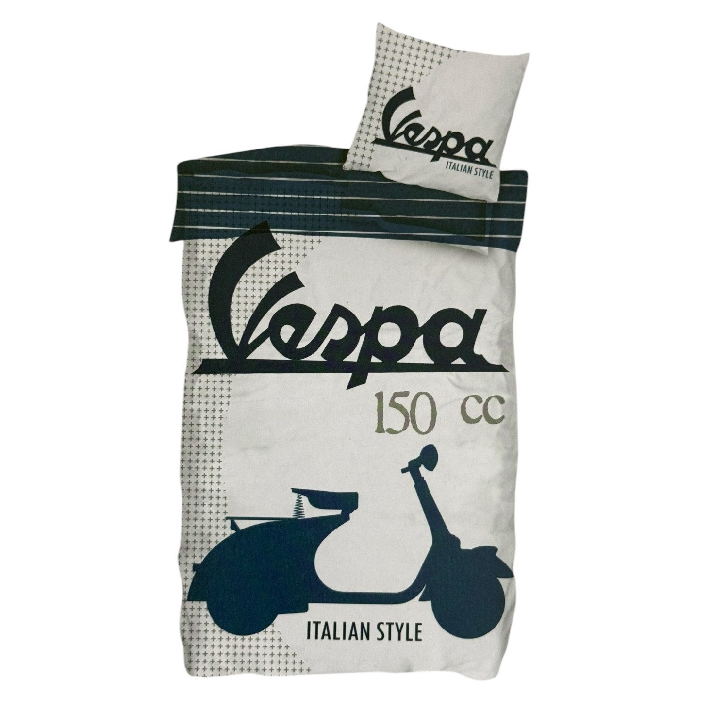 SkyBrands Wendebettwäsche VESPA ROLLER 135 x 200 cm Bettgarnitur Renforce W günstig online kaufen