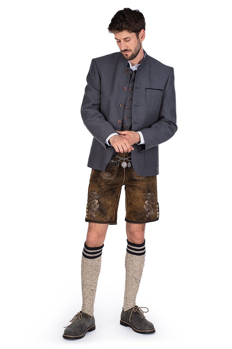 Hammerschmid Trachtenjanker Janker - JENS - graublau