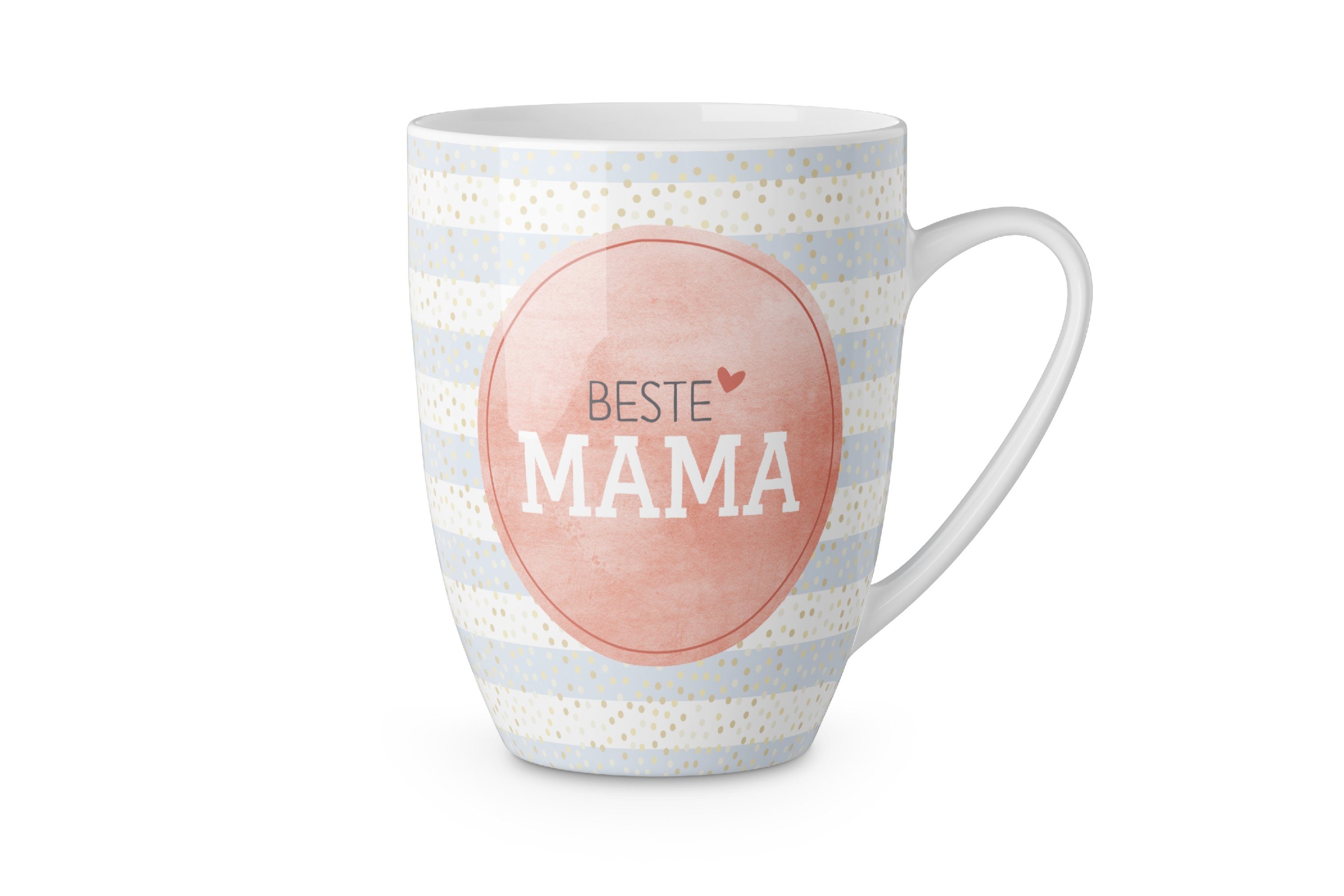 La Vida Tasse Kaffeetasse Kaffeebecher Tee Tasse Becher für dich la vida Mama Papa, Material: Keramik