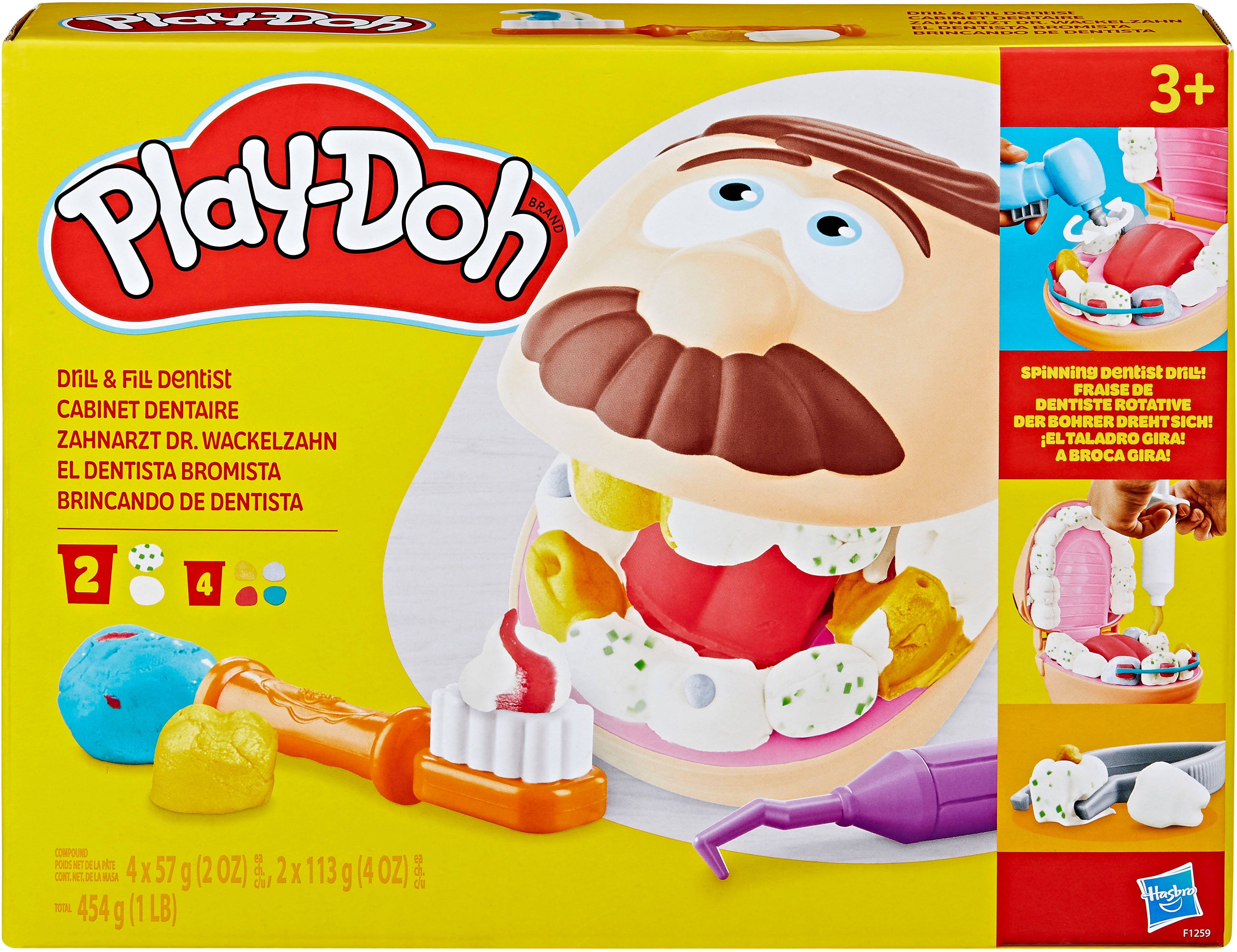 Hasbro Knetform-Set Play-Doh Zahnarzt Dr. Wackelzahn