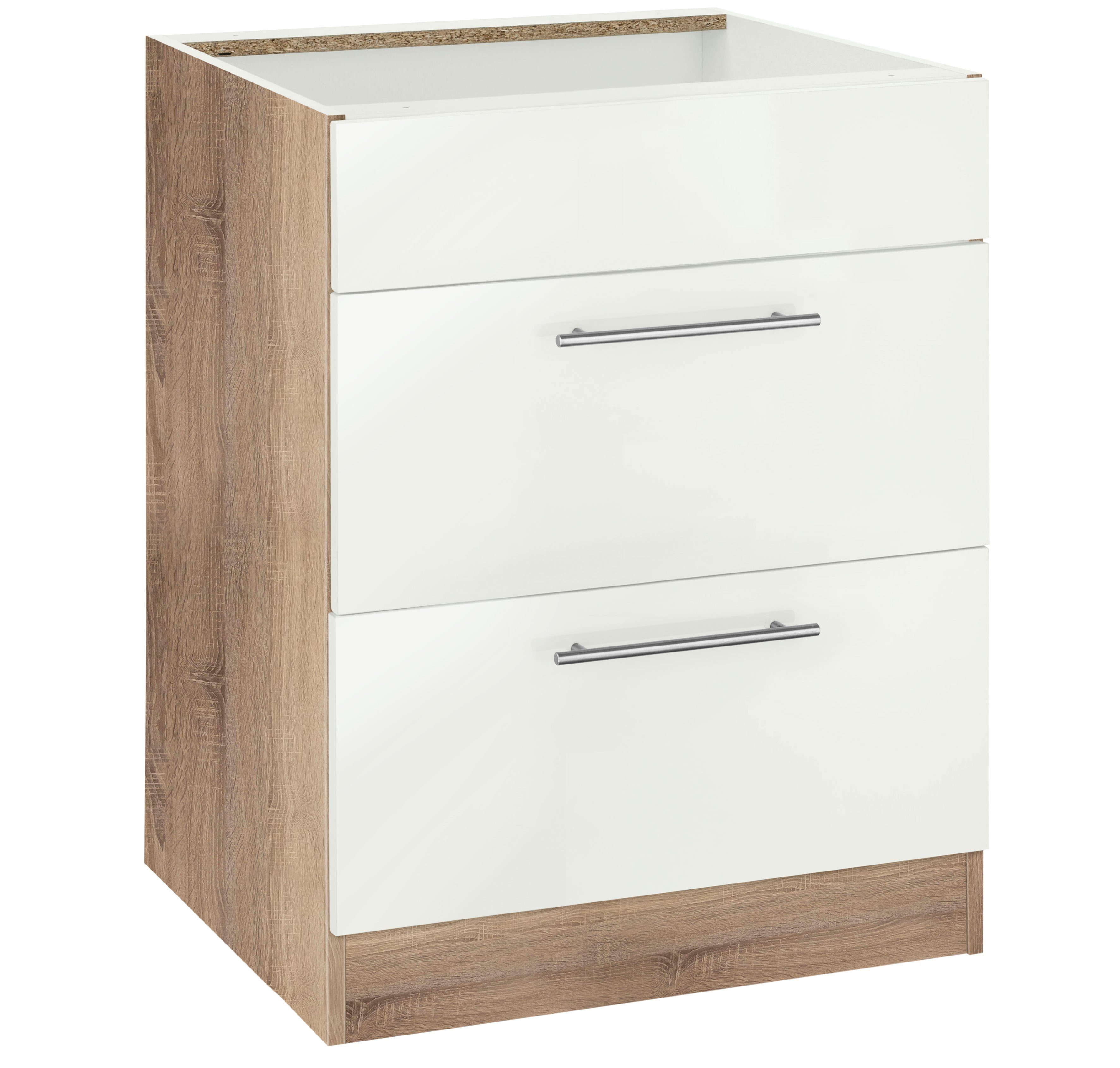 wiho Küchen Kochfeldumbauschrank Cali 60 cm breit, ohne Arbeitsplatte – Bild 2 von 5