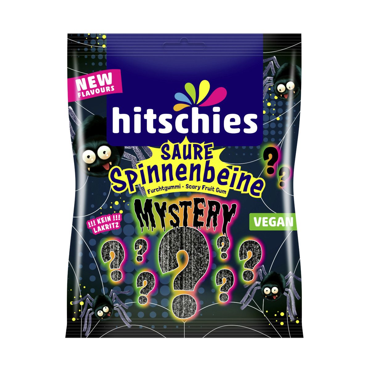 hitschies Süßigkeit, Hitschler saure Spinnenbeine Mystery Edition Mix Packung 125g