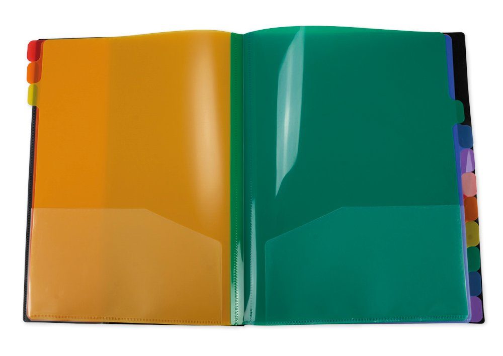 TimeTEX Fächermappe Tisch-Fächermappe 1-12 A4, farbig günstig online kaufen