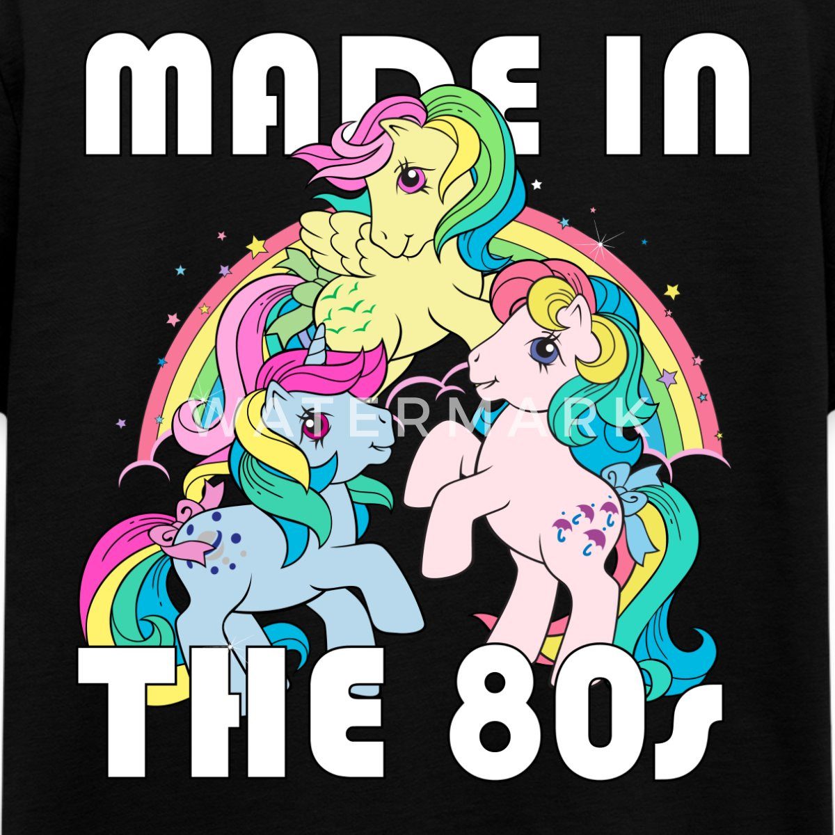 Spreadshirt T-Shirt My Little Pony Retro Made In The 80's Statement Kinder Premium T-Shirt (1-tlg)