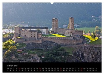 CALVENDO Wandkalender Ticino - Switzerland (Premium-Calendar 2023 DIN A2 Landscape)