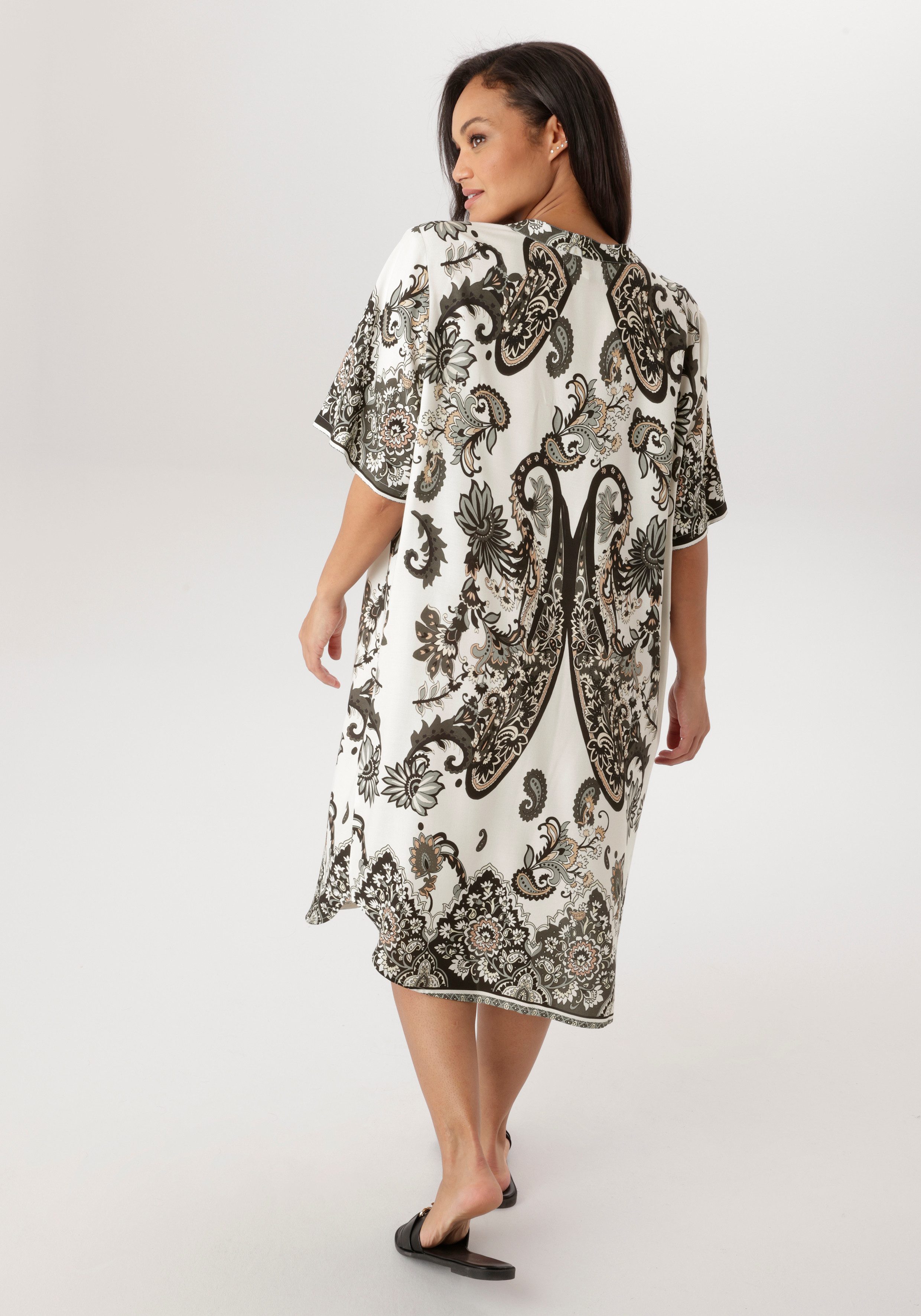 Aniston PLUS Blusenkleid in trendigen Paisleydruck - NEUE KOLLEKTION