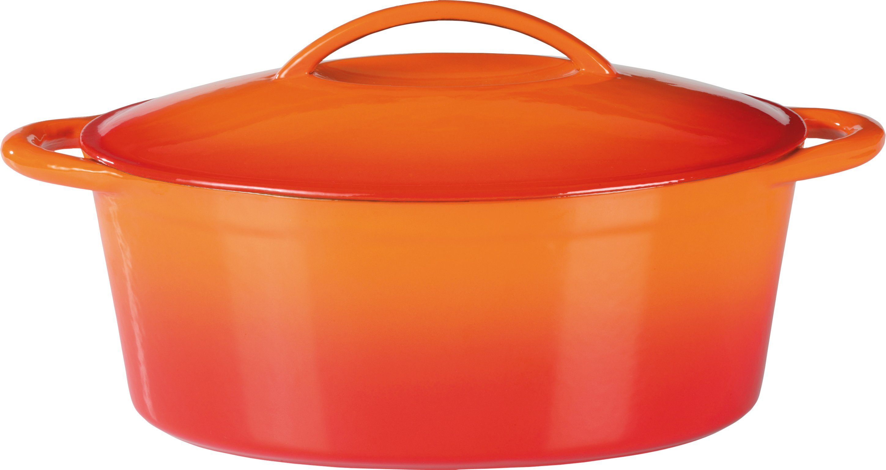 GSW Bräter Orange Shadow, Gusseisen (1-tlg), 7 Liter, Induktion