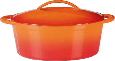 GSW Каструлі жаровні Orange Shadow, Gusseisen (1-tlg), 7 Liter, Induktion