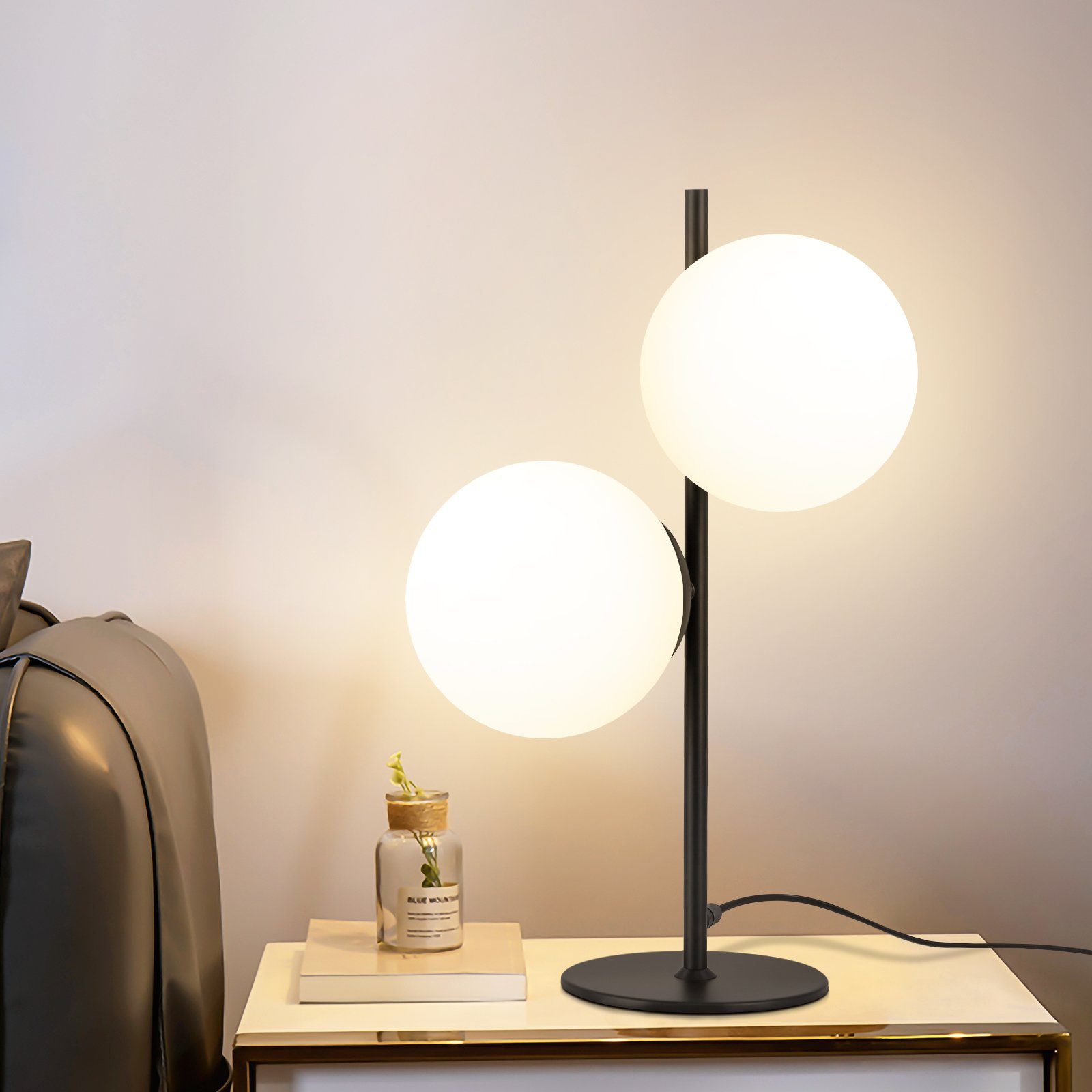 ZMH Tischleuchte Tischlampe Nachttischlampe Vintage - günstig online kaufen