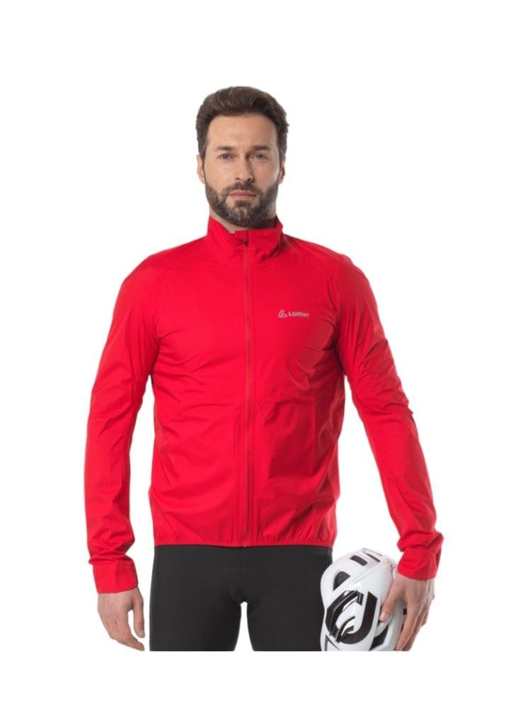 Löffler Fahrradjacke Bike WPM Pocket (winddicht, wasserdicht, leicht) rot Herren