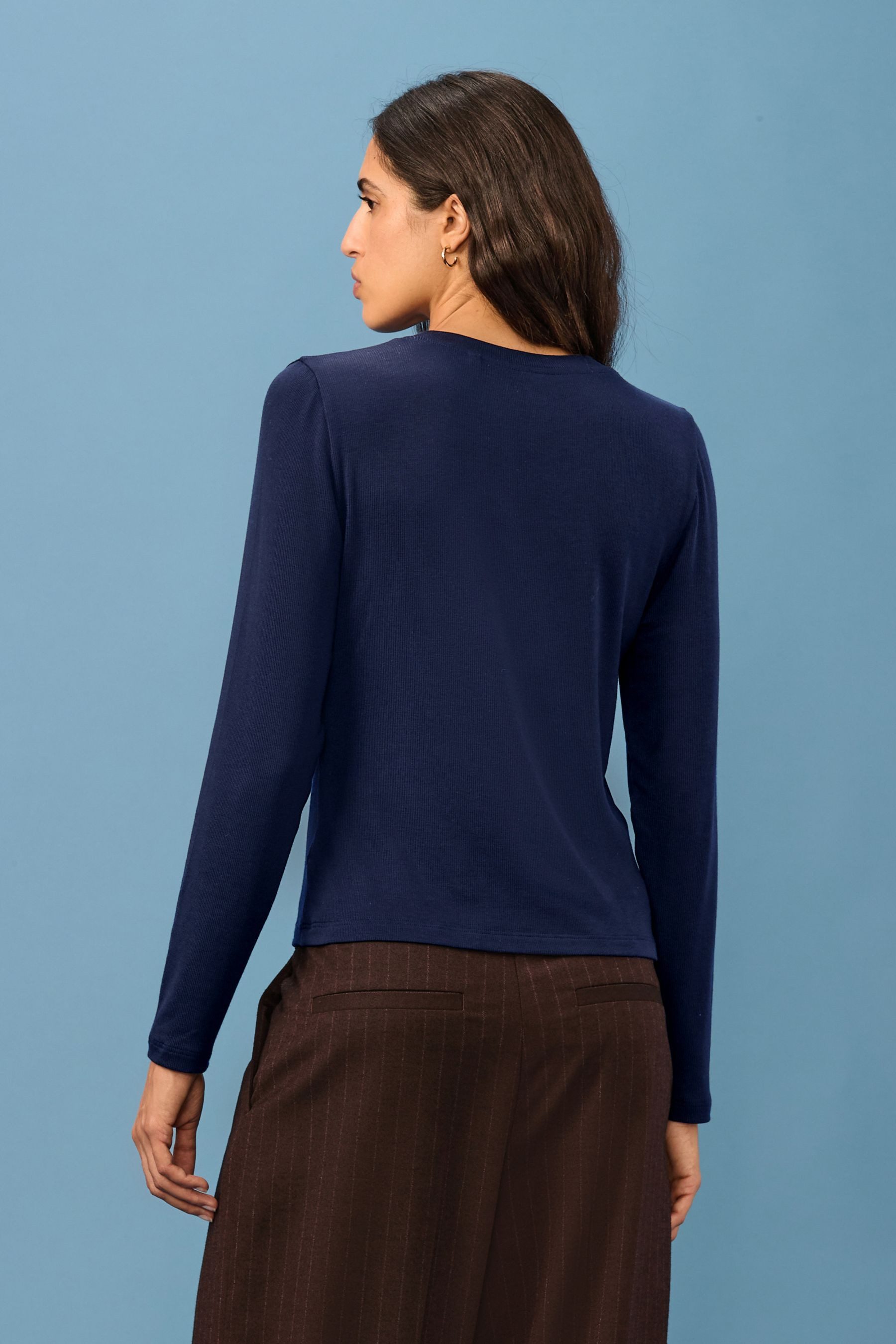 Next Langarmshirt Weiche, gerippte Langarmshirts mit günstig online kaufen