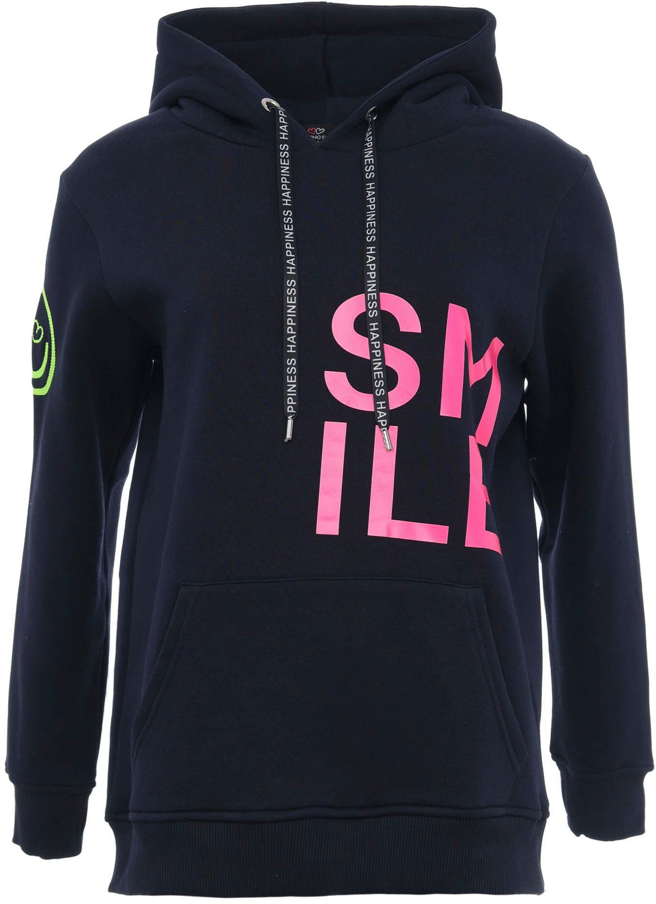 Zwillingsherz Hoodie Schriftzug hinten