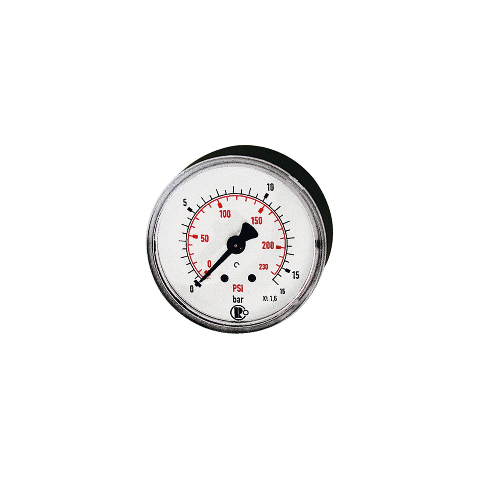 RIEGLER Reifenfüllmessgerät Riegler Standardmano, Kunststoff, G 1/8 hinten, 0 - 6,0 bar/87 psi, Ã˜