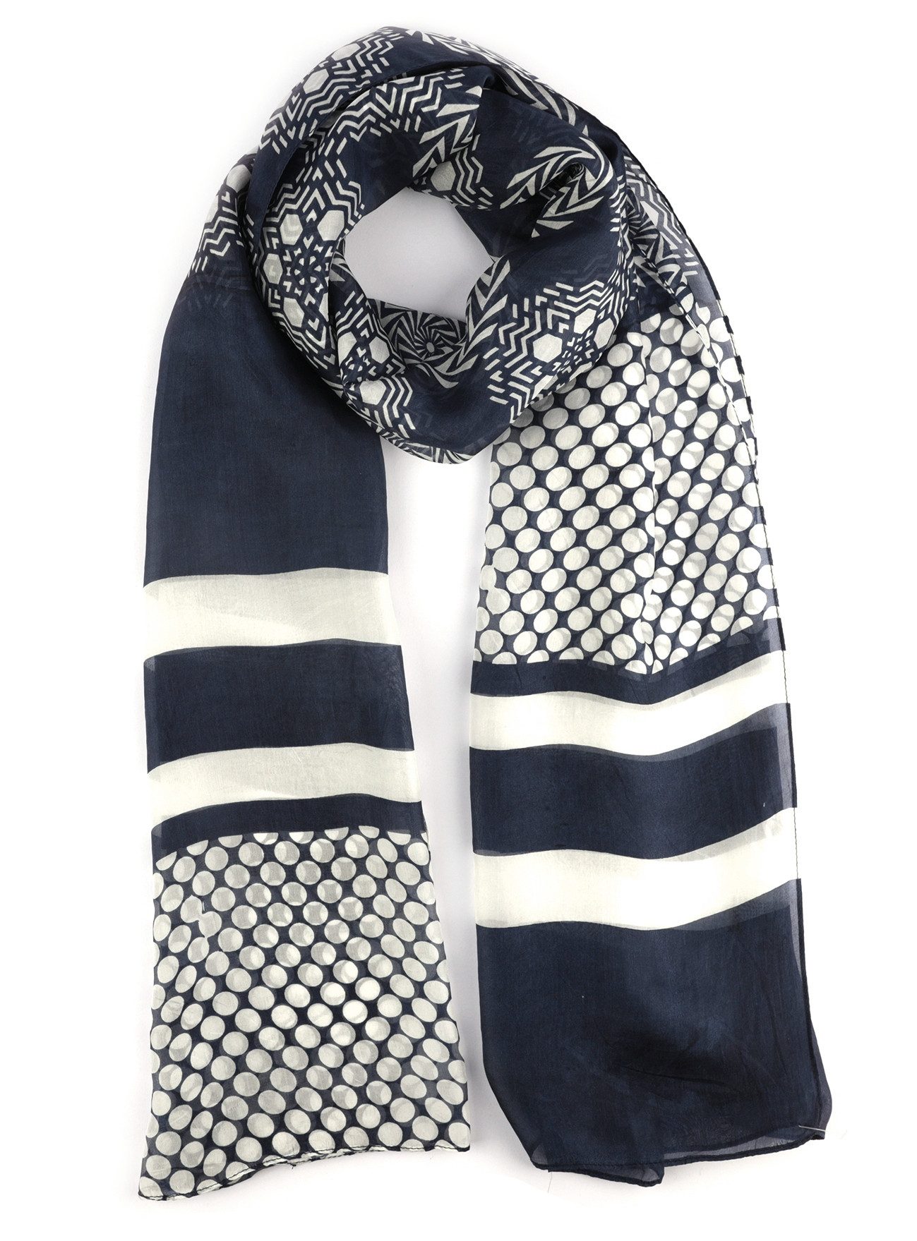 El Puente Seidenschal Schal, Handmade, Fair Trade