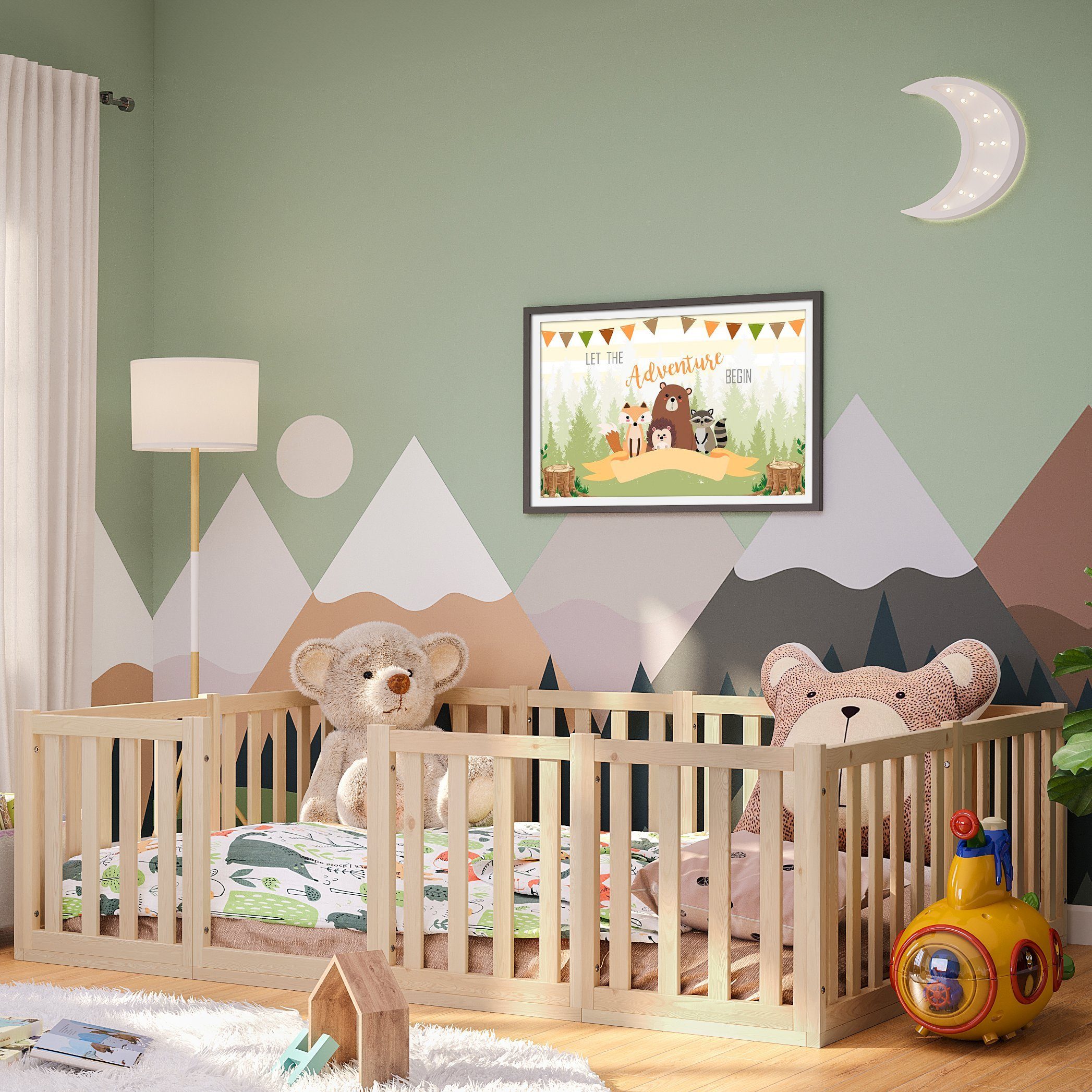 Bellabino Kinderbett Tapi extra hoch (140x200 günstig online kaufen