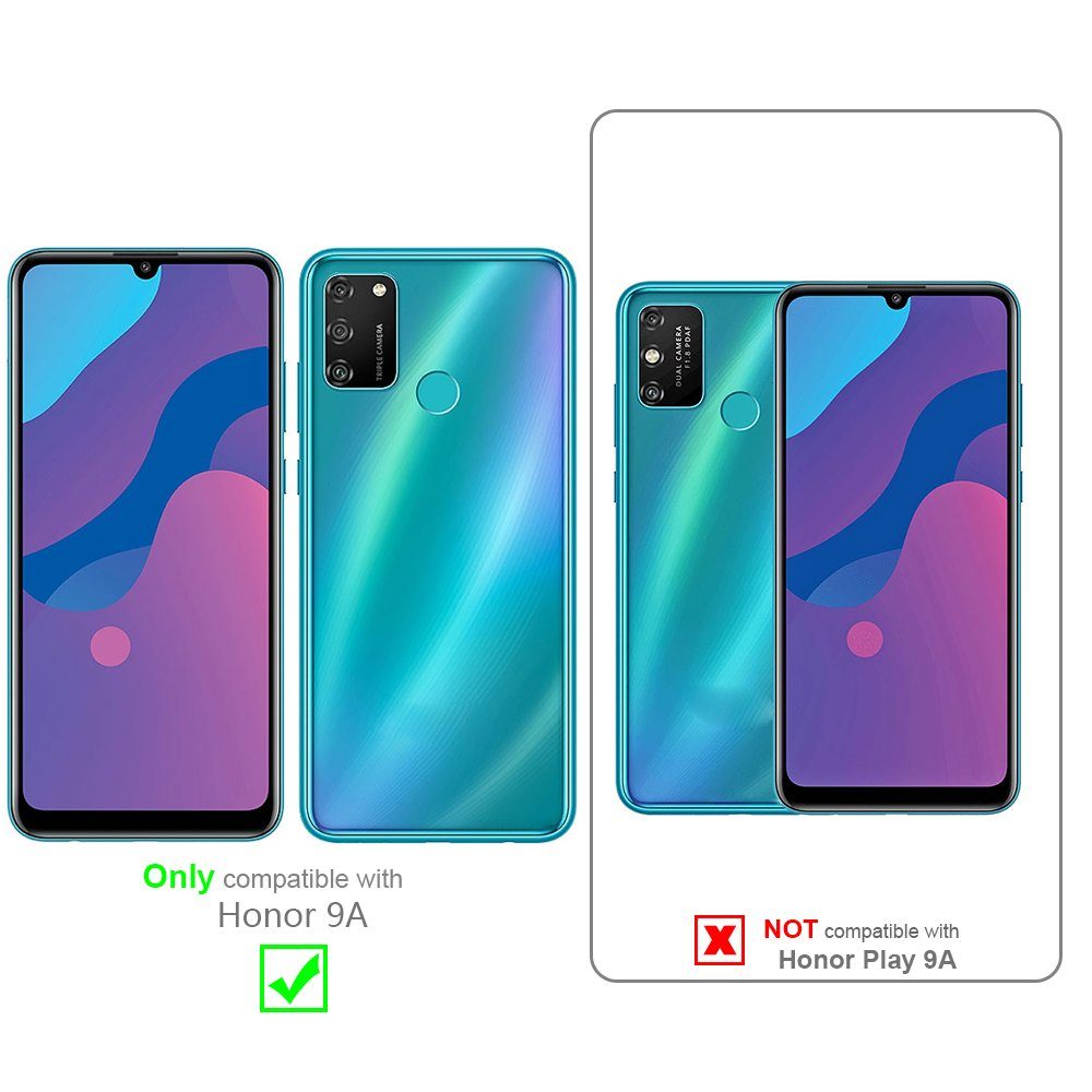 Cadorabo Handyhülle für Honor 9A Hülle Honor 9A, Flexible Hülle TPU Silikon Schutzhülle Back Cover Case