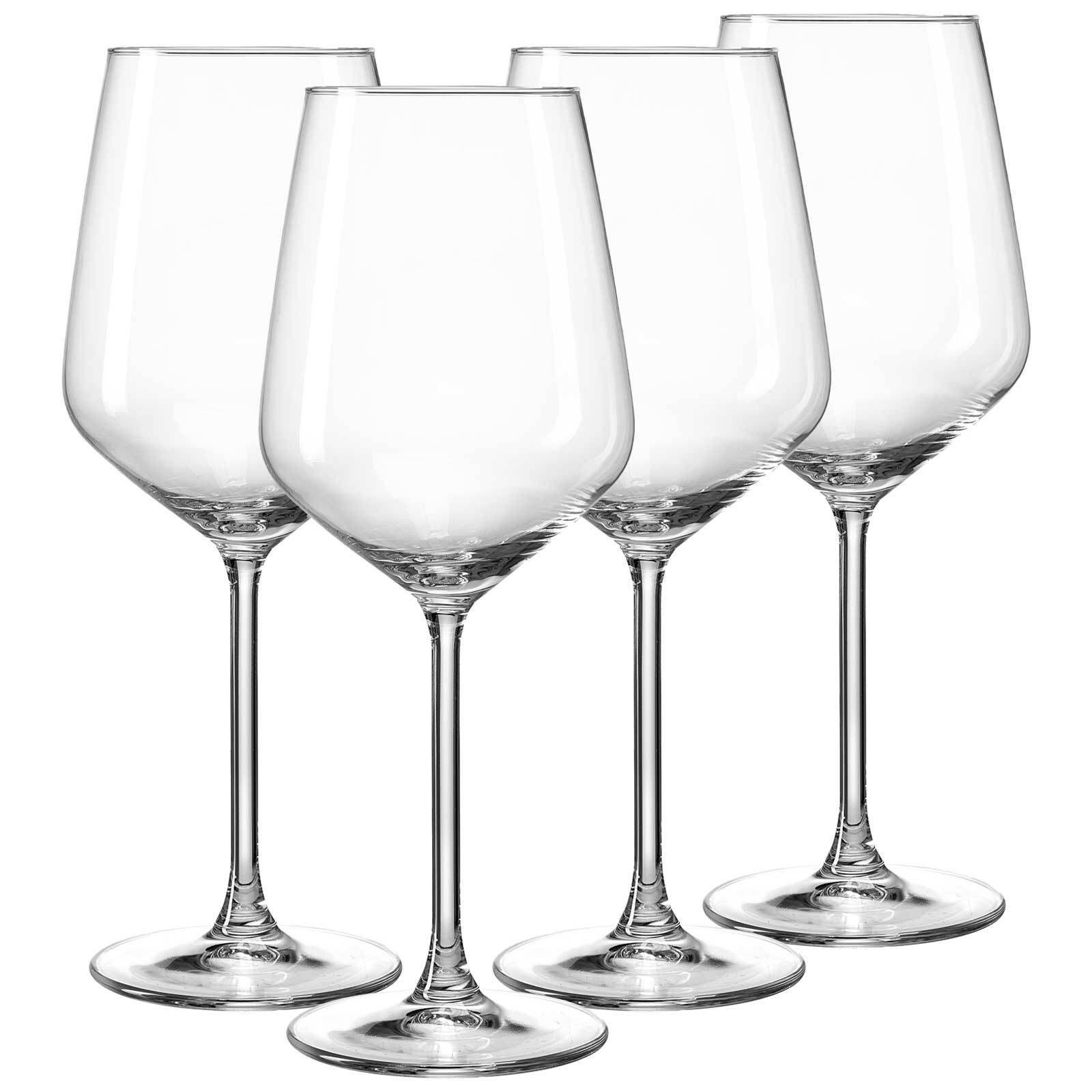 Ritzenhoff & Breker Weinglas Rumba Burgundergläser 650 ml 4er Set, 4-tlg., Glas