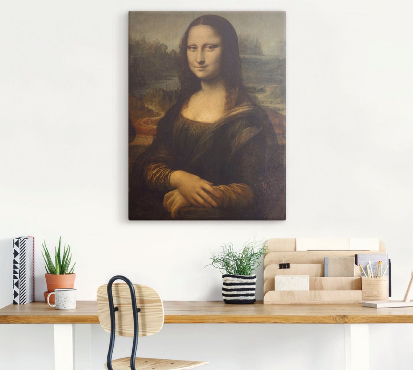 Artland Wandbild »Mona Lisa. Um 1503«, Porträts (1 Stück), in vielen Größen & Produktarten -Leinwandbild, Poster, Wandaufkleber / Wandtattoo auch für Badezimmer geeignet-kaufen