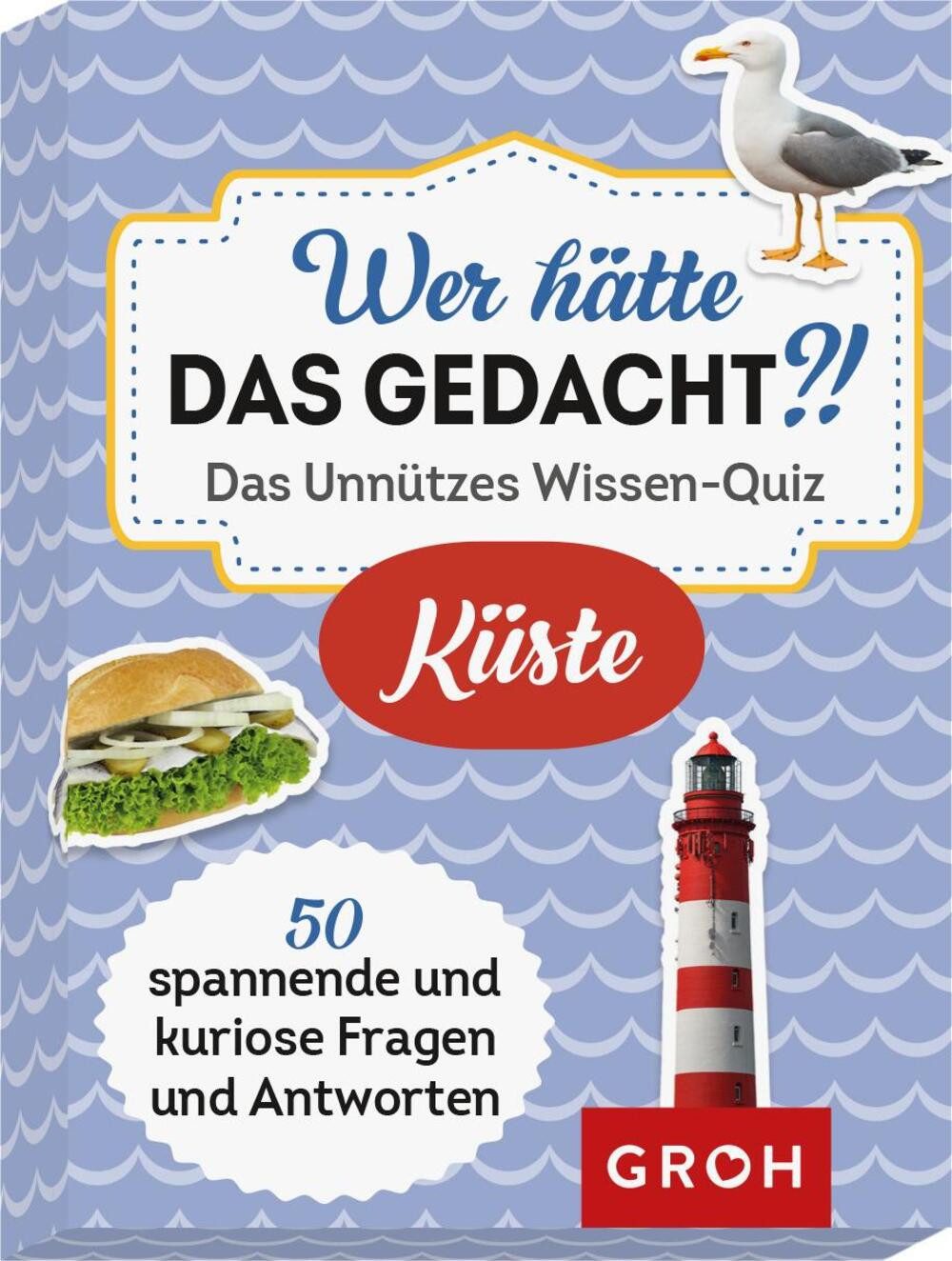 groh Verlag Spiel, Wer hätte das gedacht?! Das Unnützes Wissen-Quiz Küste