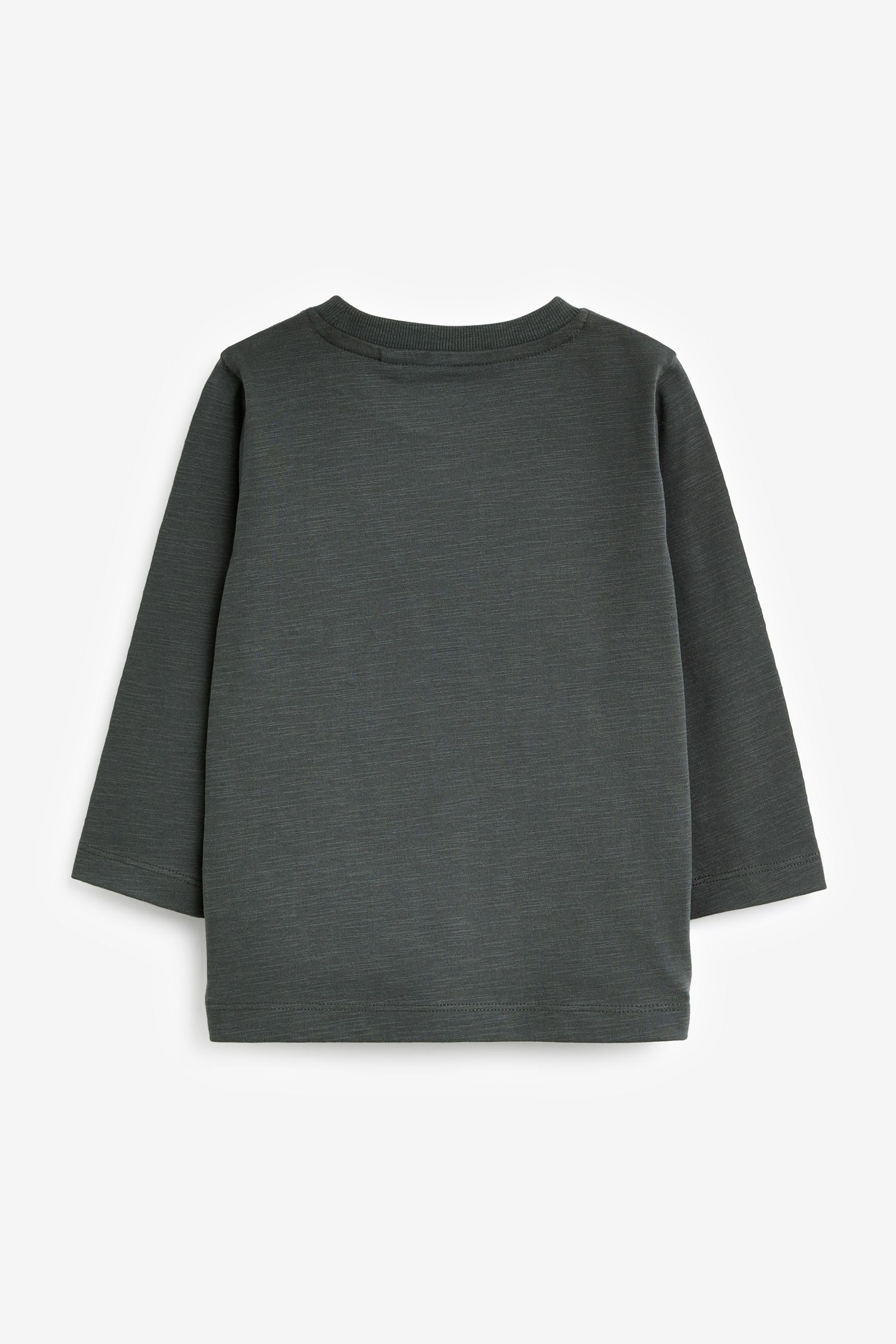Next Langarmshirt Einfarbiges Shirt (1-tlg) günstig online kaufen