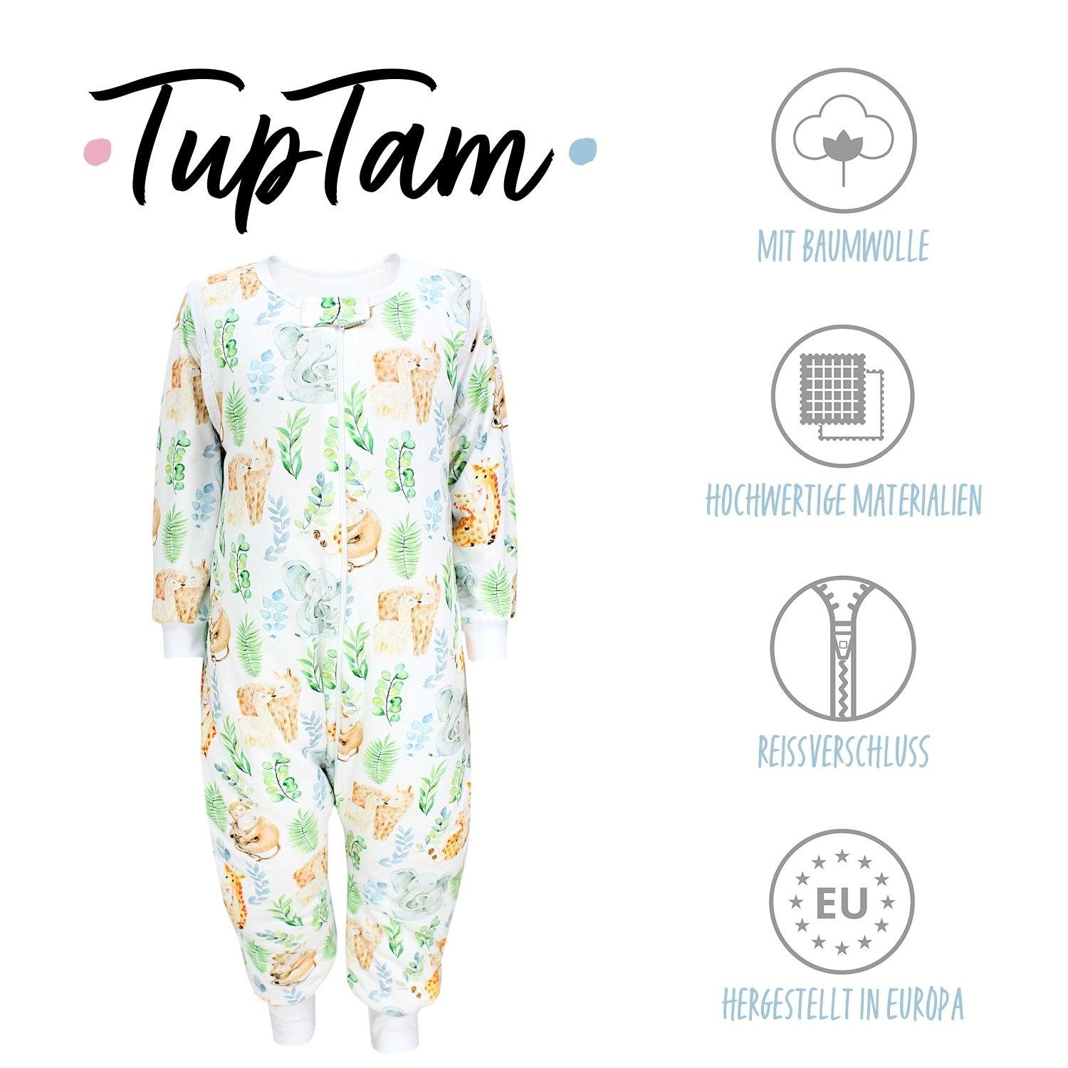 TupTam Babyschlafsack 2.5 TOG Schlafsack BIO-Baumwolle mit Beinen und Ärmel günstig online kaufen