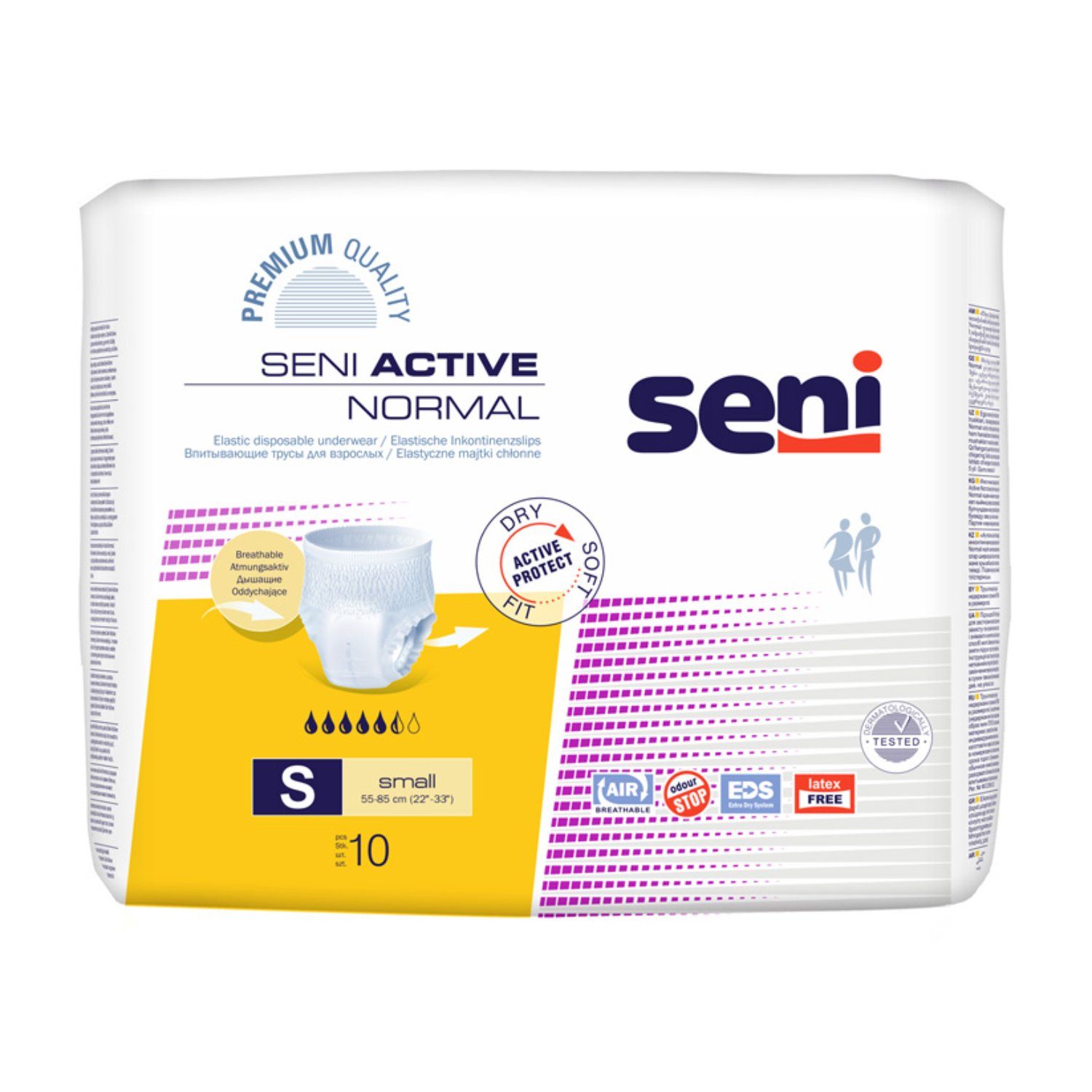 seni Inkontinenzboxer Seni Active Normal Größe S (10-St) für diskrete Inkontinenzversorgung