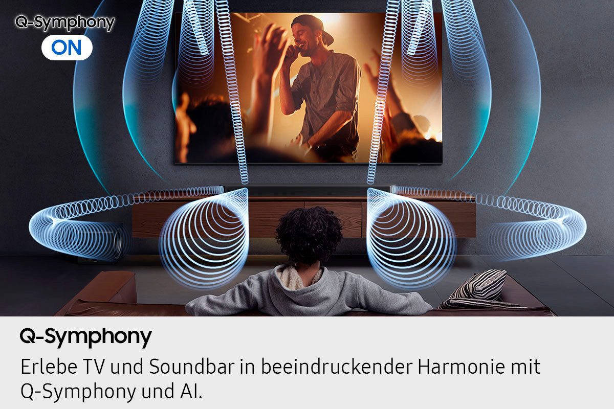 Samsung HW-Q995GF Q-Soundbar Soundbar 11.1.4 (Bluetooth, WLAN (WiFi), 40 W, 11.1.4-Kanal Subwoofer & Rücklautsprecher, Kabellos Dolby Atmos, DTS:X) – Bild 5 von 5