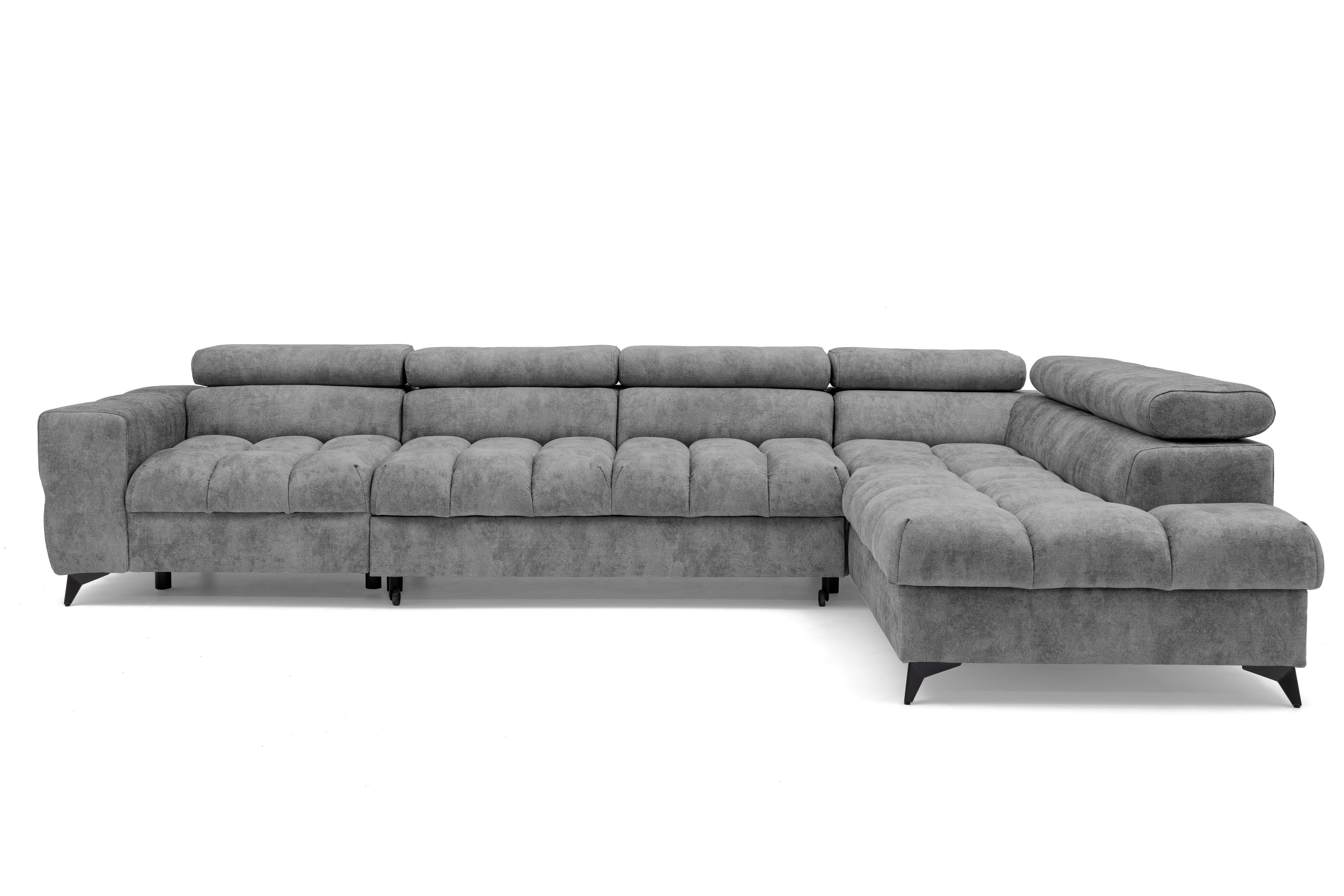 NEXT COLLECTION Ecksofa Pudding Maxi, Elegante starke Steppung, mit Bettkas günstig online kaufen