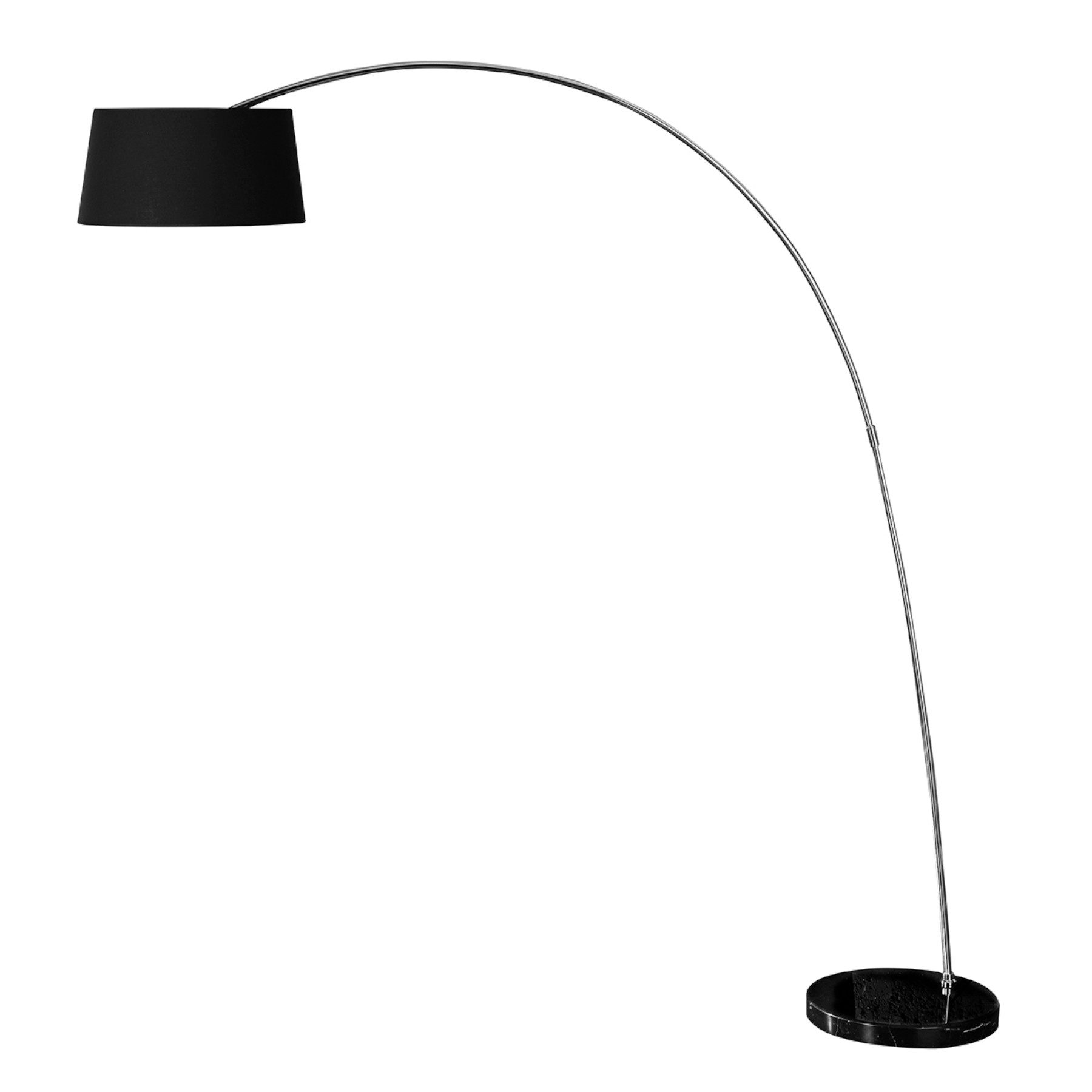 Bogenlampe FORMA 215cm schwarz / gold