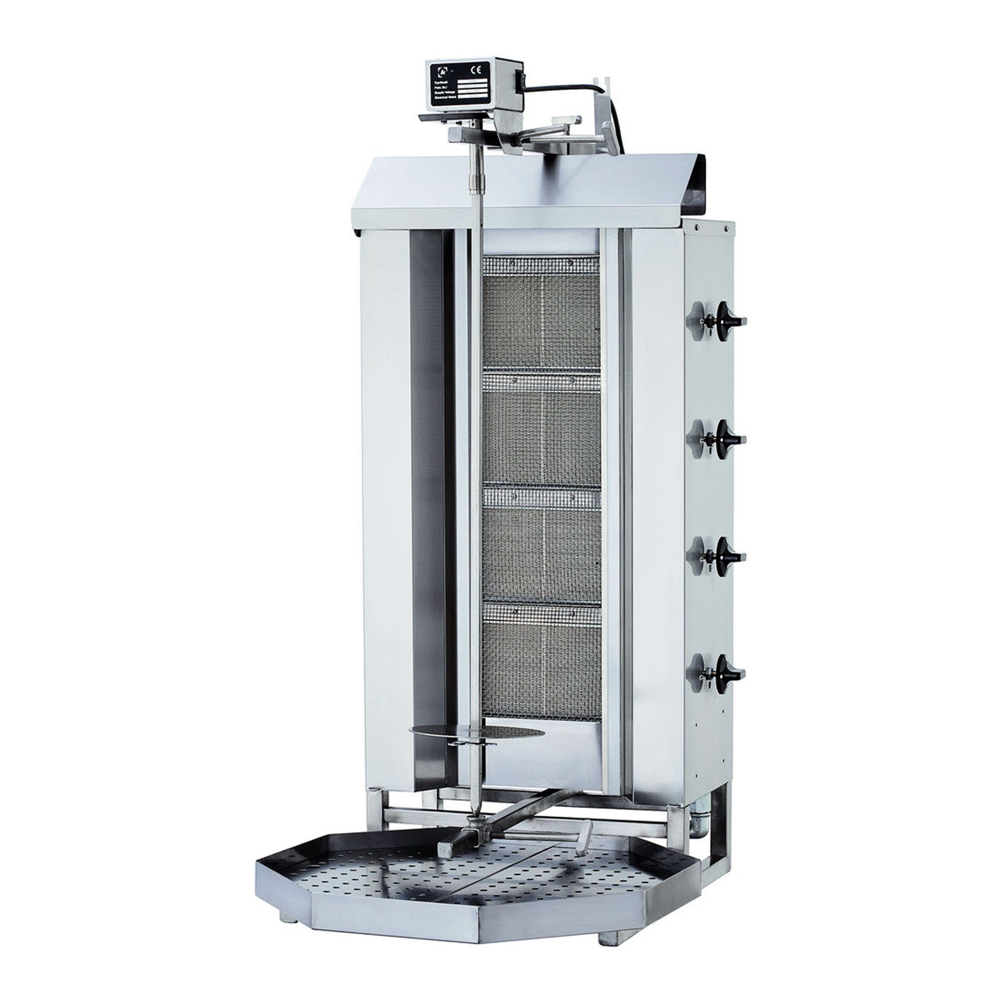 Gastronics Dönergrill Dönergrill / Gyrosgrill 4 Brenner Motor oben, 13,00 W