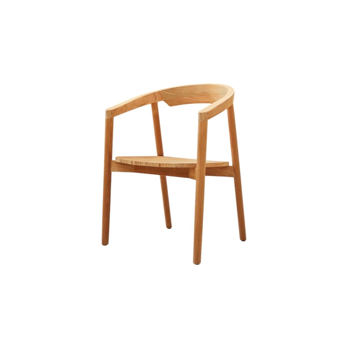 Tikamoon Gartenstuhl Gartenstuhl Francia aus massivem Teakholz