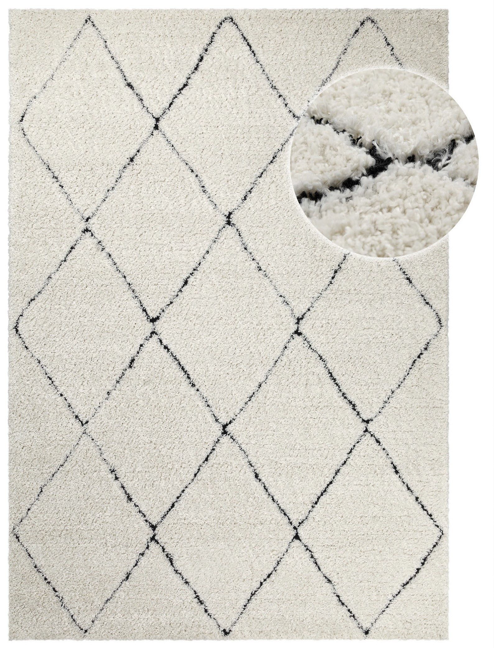 my home Hochflor-Teppich Aveline, auch als günstig online kaufen