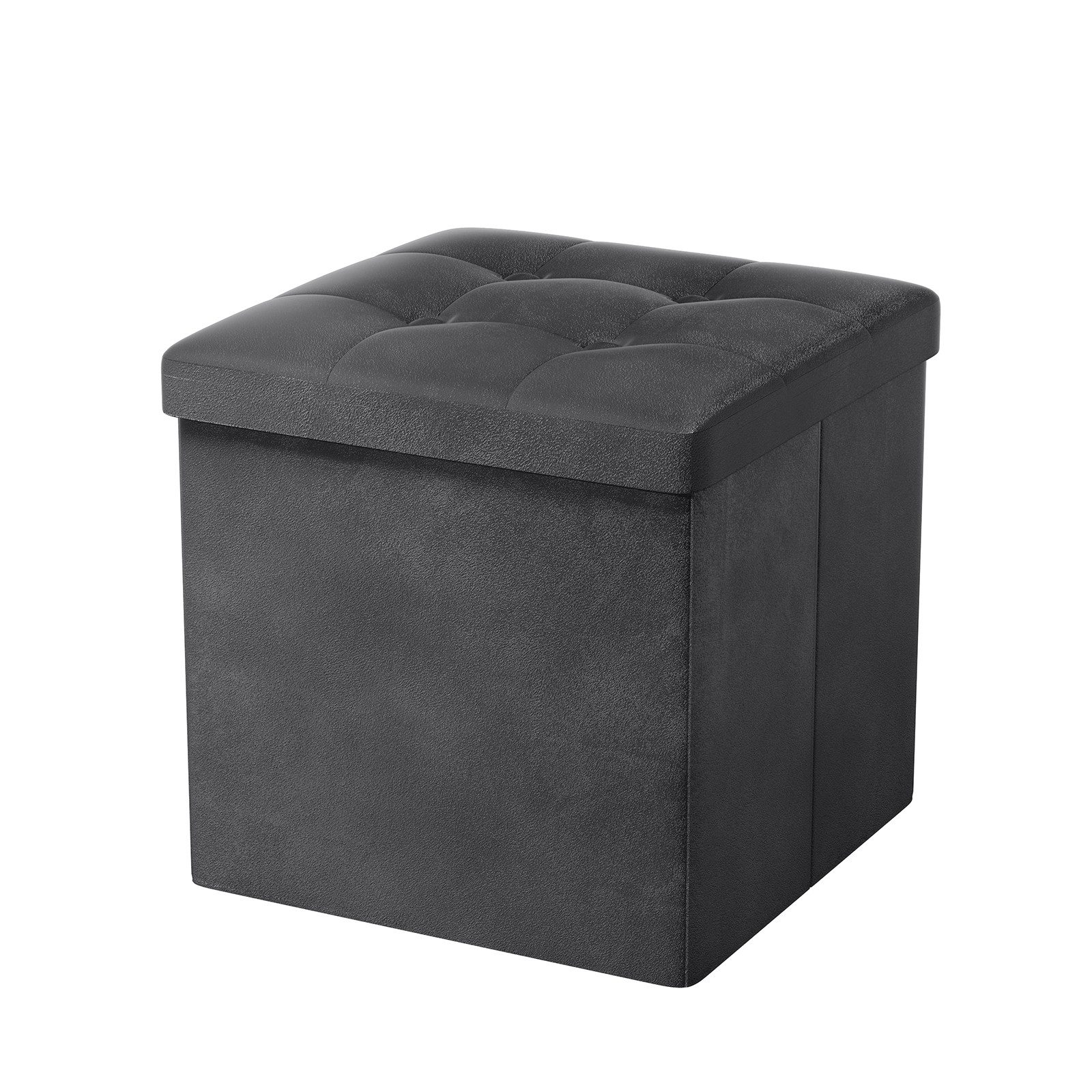 Oak&Tea Stauraumhocker Sitzhocker mit Stauraum – Klappbare Aufbewahrungsbox & Sitzwürfel
