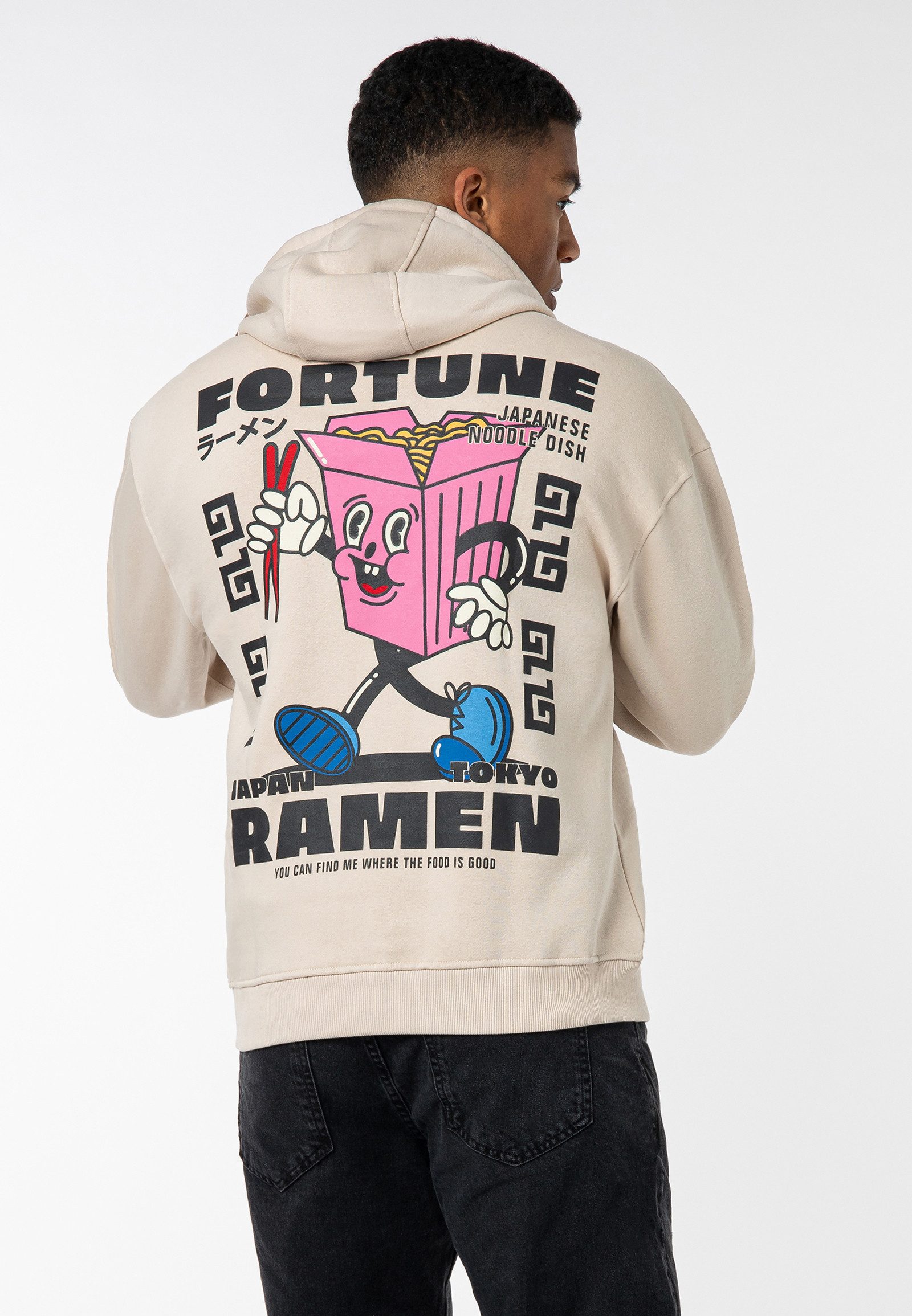SUBLEVEL Hoodie Herren Kapuzenpullover mit verspielten günstig online kaufen