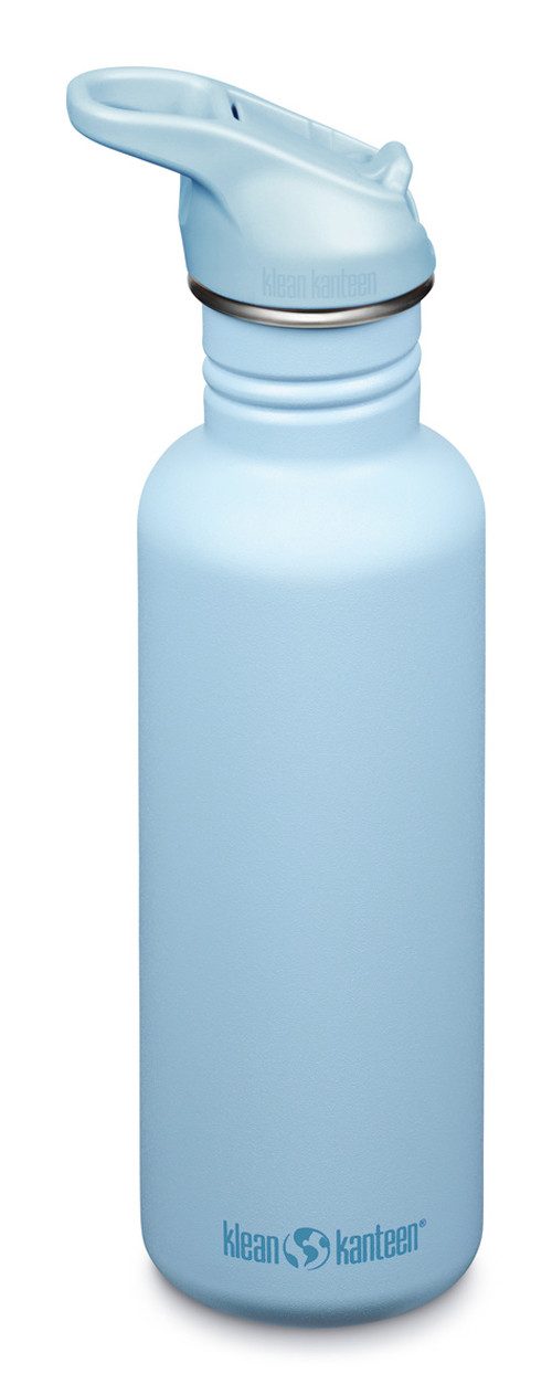 Klean Kanteen Trinkflasche, Trinkflasche Classic (Flip Sport) 800ml - Clear Sky