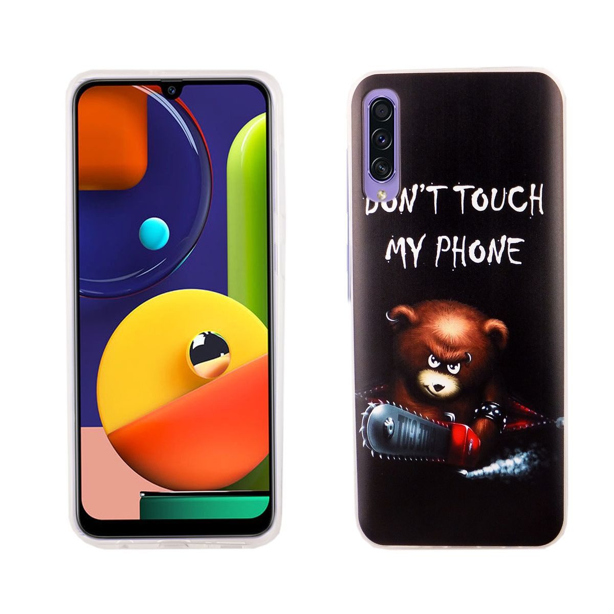 König Design Handyhülle Samsung Galaxy A30s, Samsung Galaxy A30s Handyhülle Bumper Backcover Schwarz