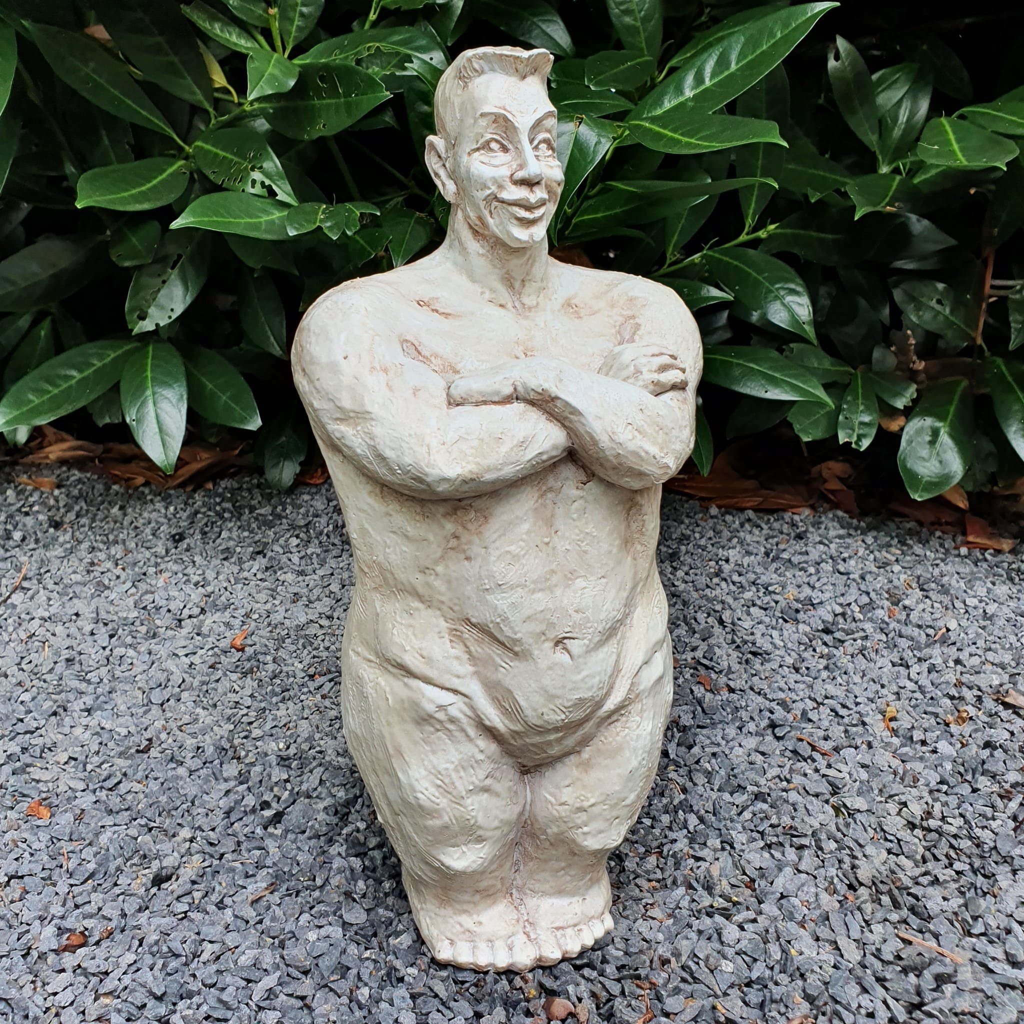 Aspinaworld Gartenfigur Mann Figur 30 cm wetterfest