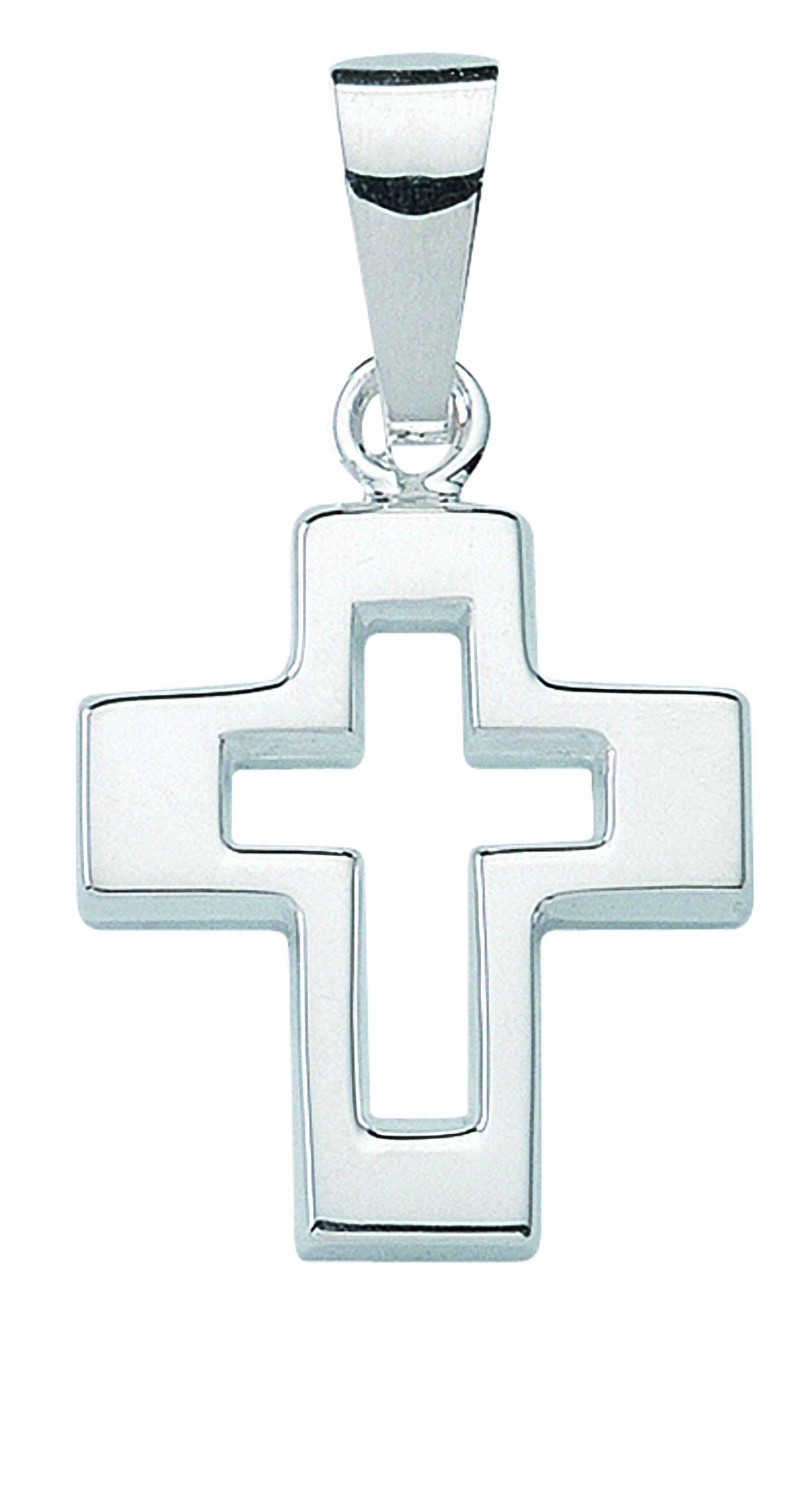 Kreuz Silberschmuck für Kettenanhänger Adelia´s & 925 Silber Damen Herren Anhänger,