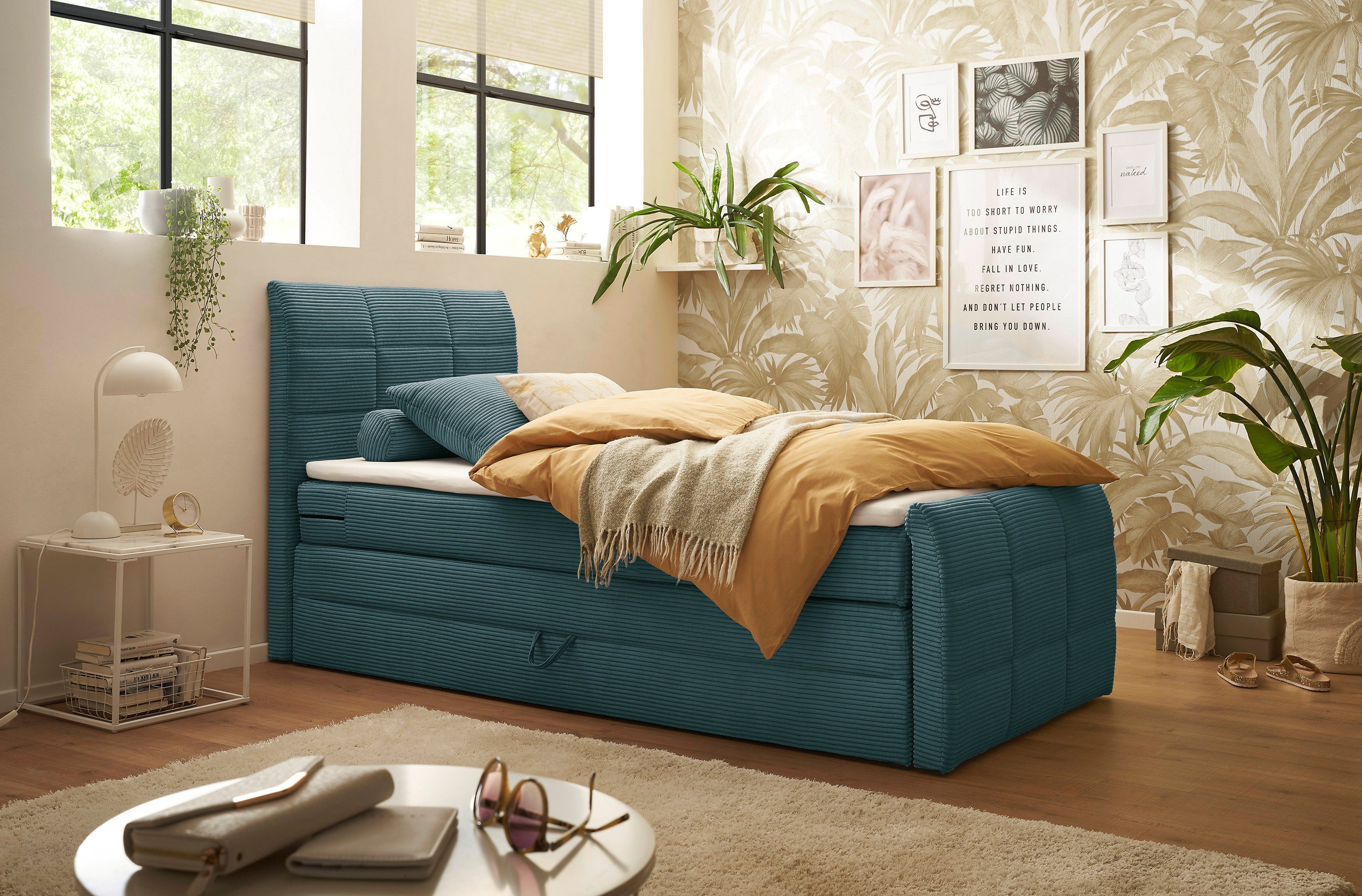 ED EXCITING DESIGN Boxspringbett Bolivia, harte günstig online kaufen