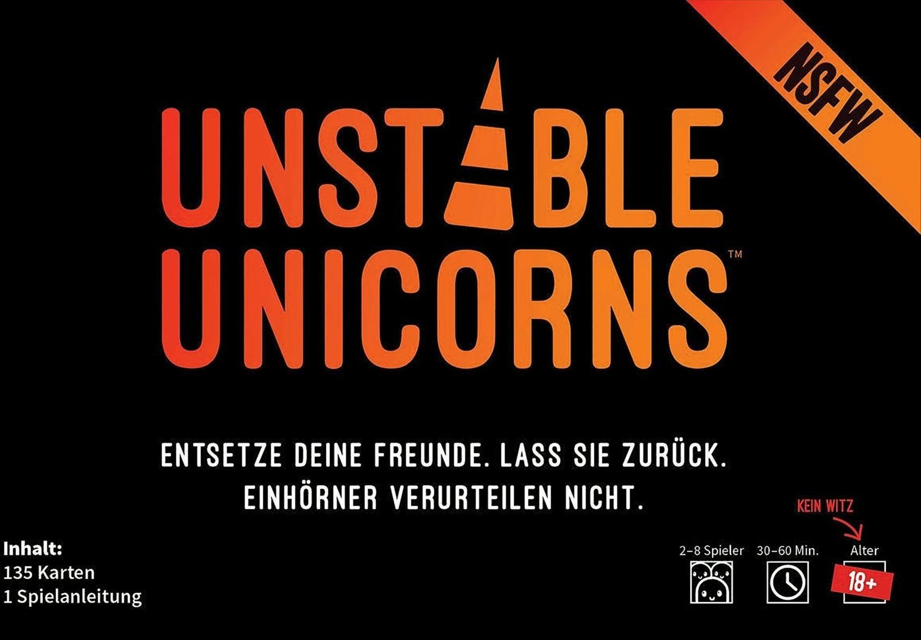Spiel Unstable Games - Unstable Unicorns NSFW