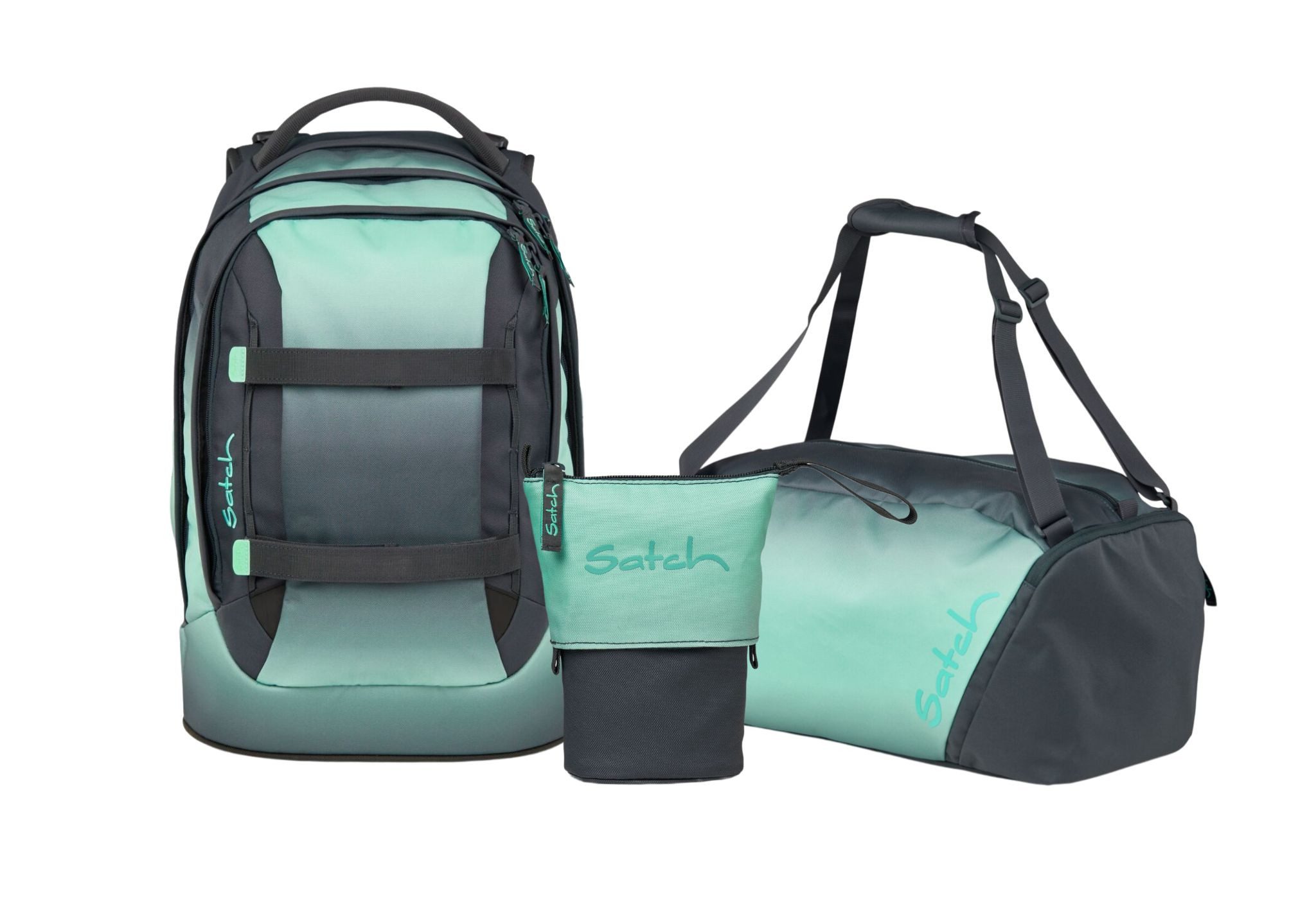 Schulranzen Schulrucksack-Set PACK Gradient Mint 3-teilig