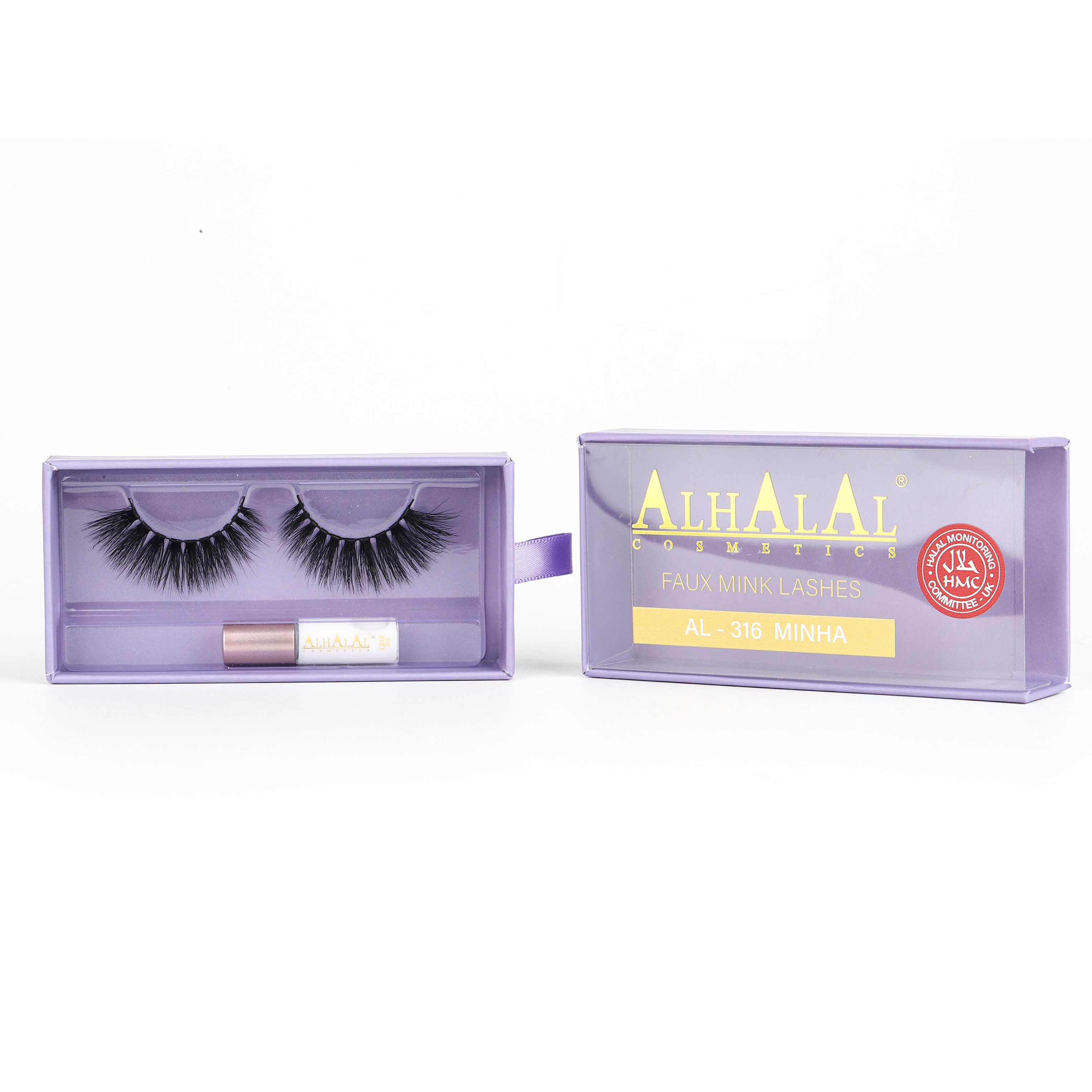 Alhalal Cosmetics Ltd. Einzelwimpern Faux Mink Halal Wimpern – Leicht, Wiederverwendbar & Ohne Tierische Produkte