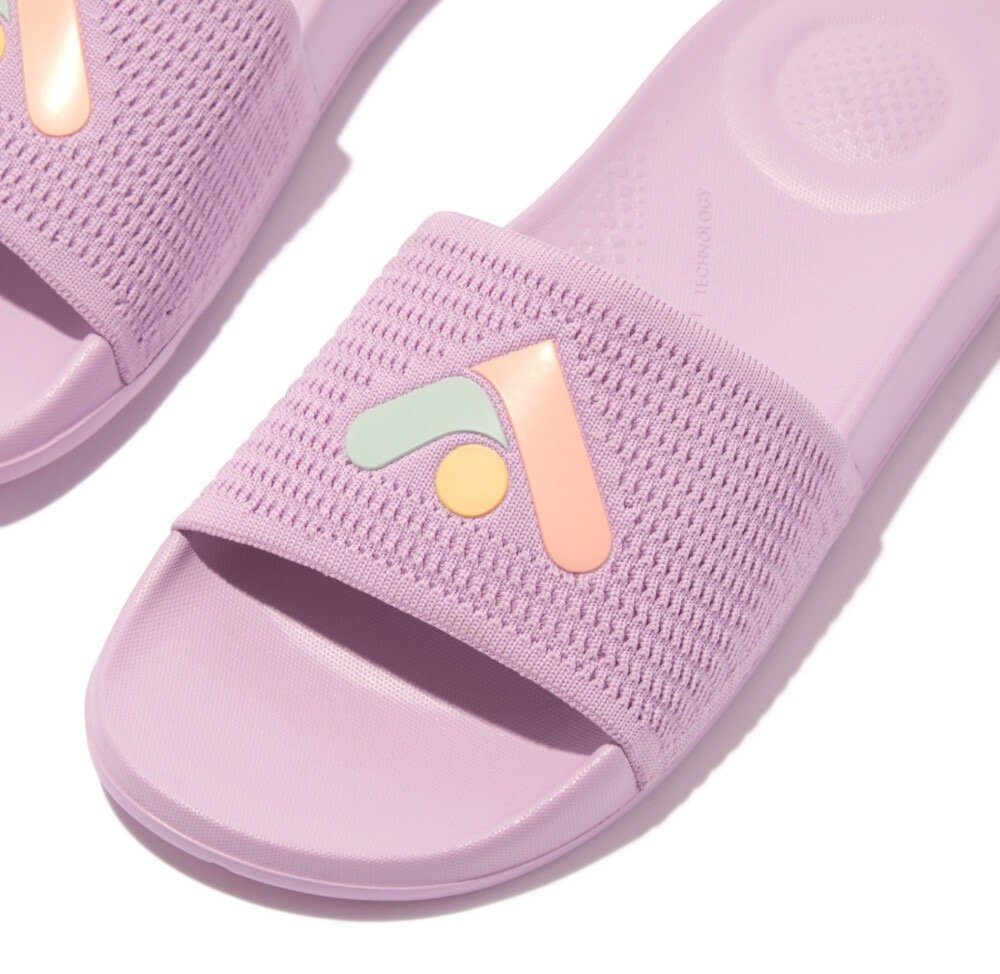 Fitflop IQUSHION ARROW KNIT SLIDES Pantolette, günstig online kaufen
