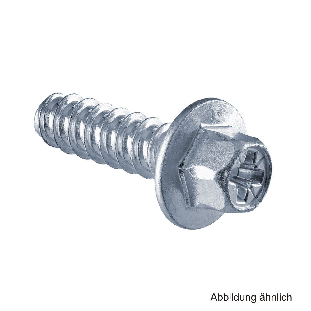Fränkische Rohrwerke Wasserrohr Alpex Ersatz-Schraube 5x17 für Montageplatte/-schiene