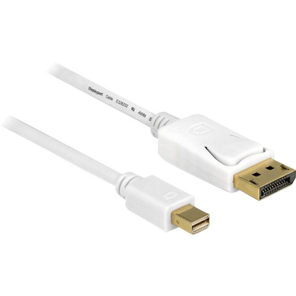 Delock DisplayPort Anschkusskabel mini Displayport HDMI-Kabel, (3.00 cm), vergoldete Steckkontakte