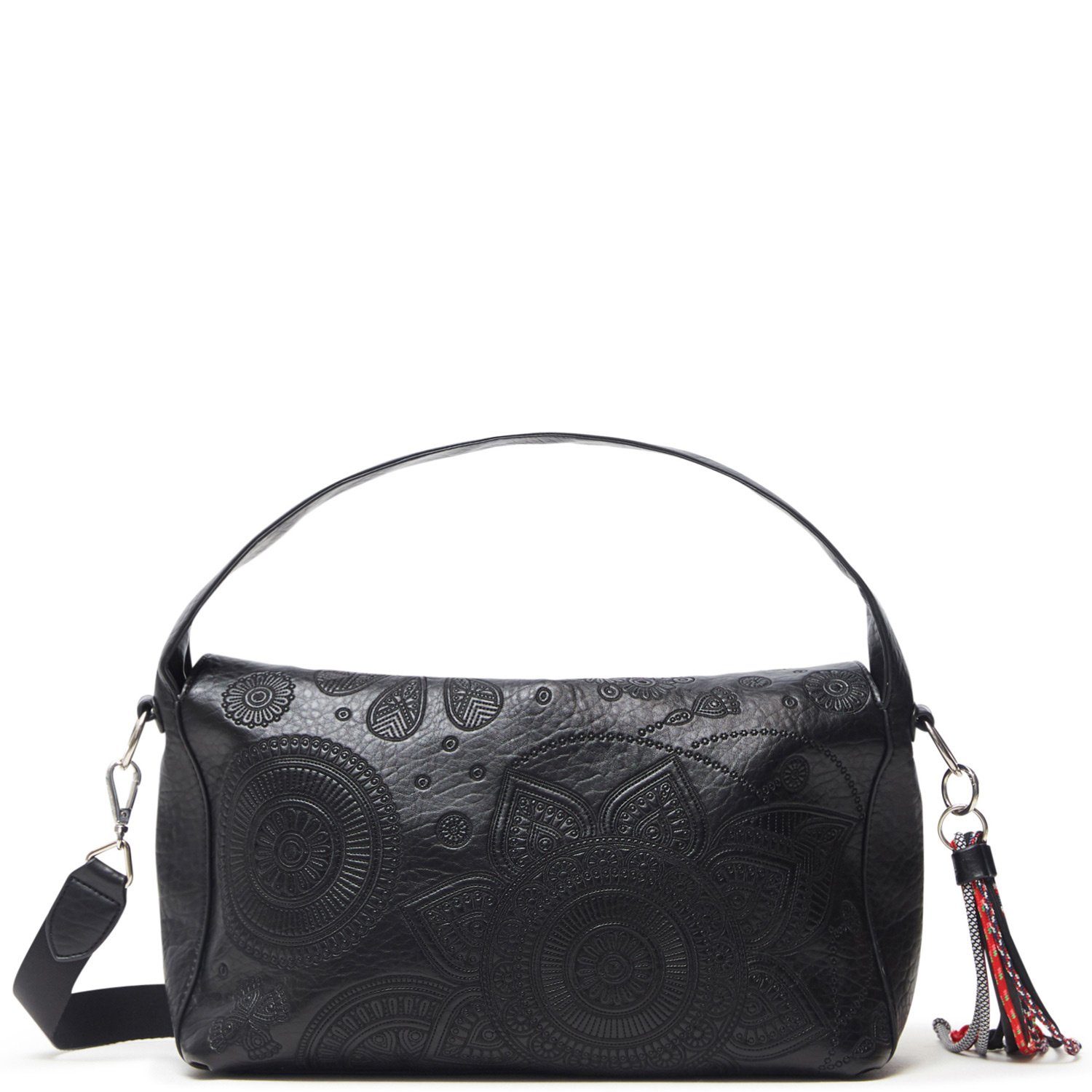 Desigual Umhängetasche Desigual Damen Schultertasche Deja Vu Narbonne Flap Negro (1-tlg)