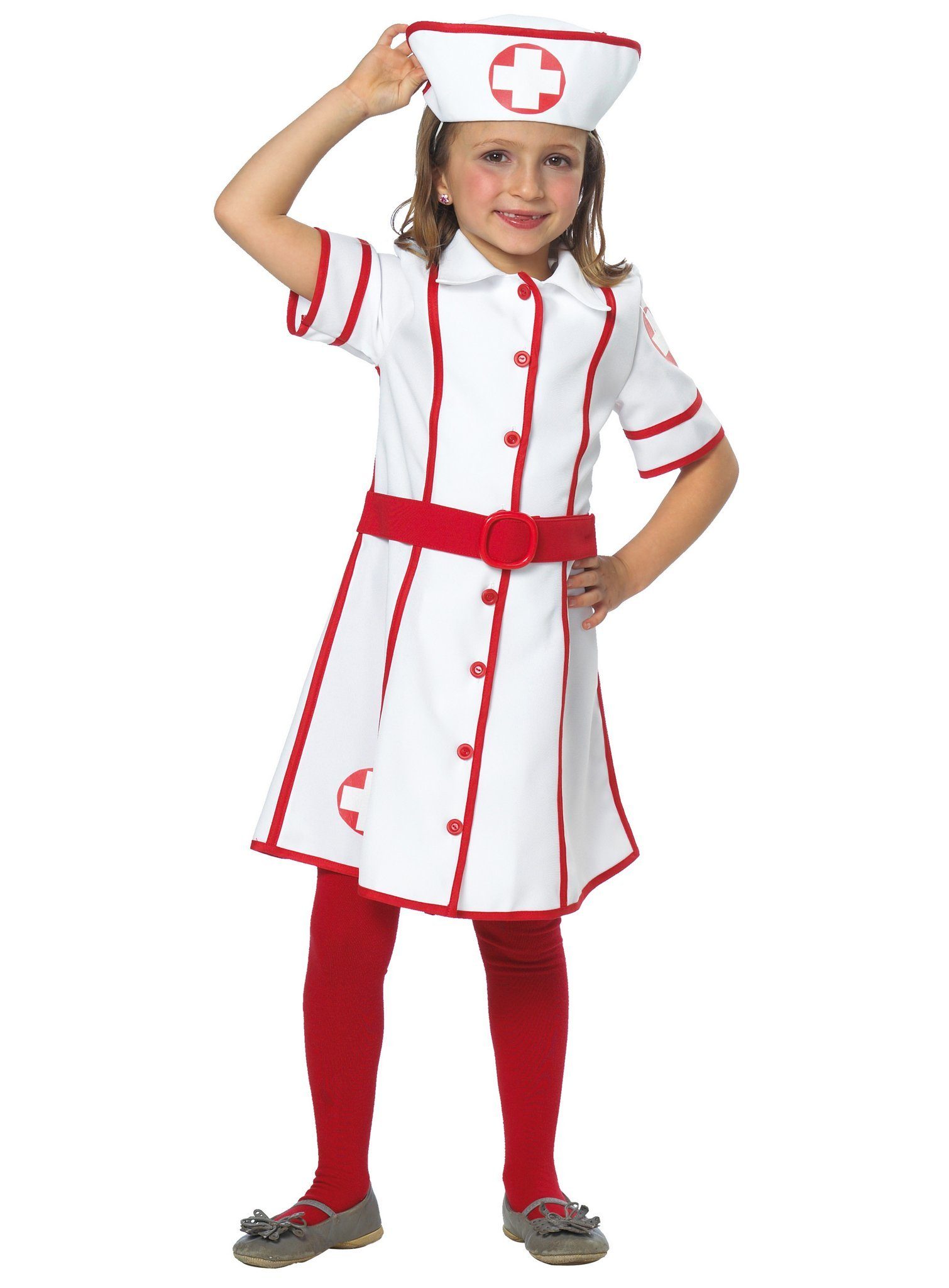 Rubie´s Arzt-Kostüm Krankenschwester - Ärztin Kostüm für Fasching, Die freundliche Kinderkrankenschwester vom Roten Kreuz