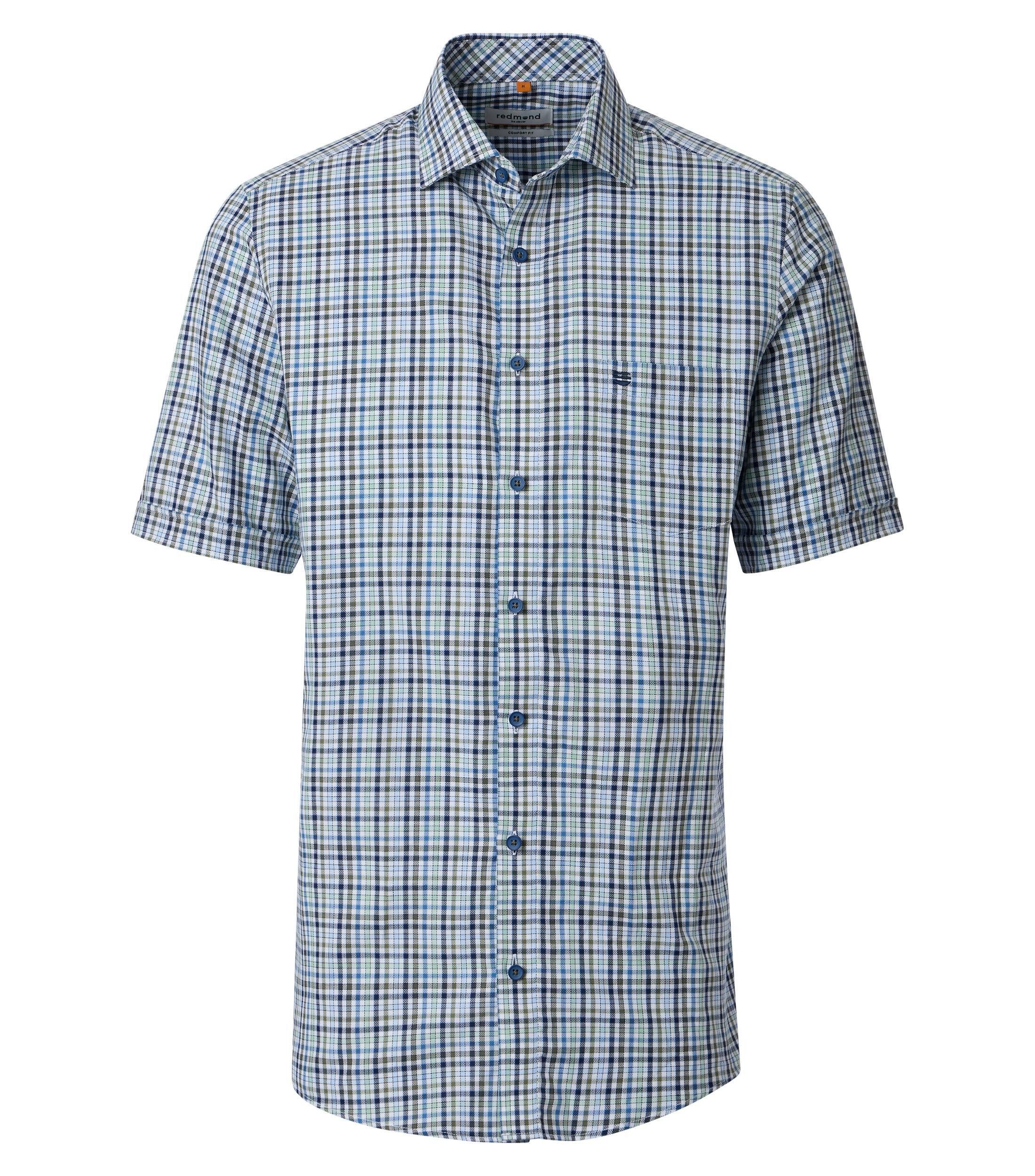 Kurzarmhemd kariert Comfort Fit
