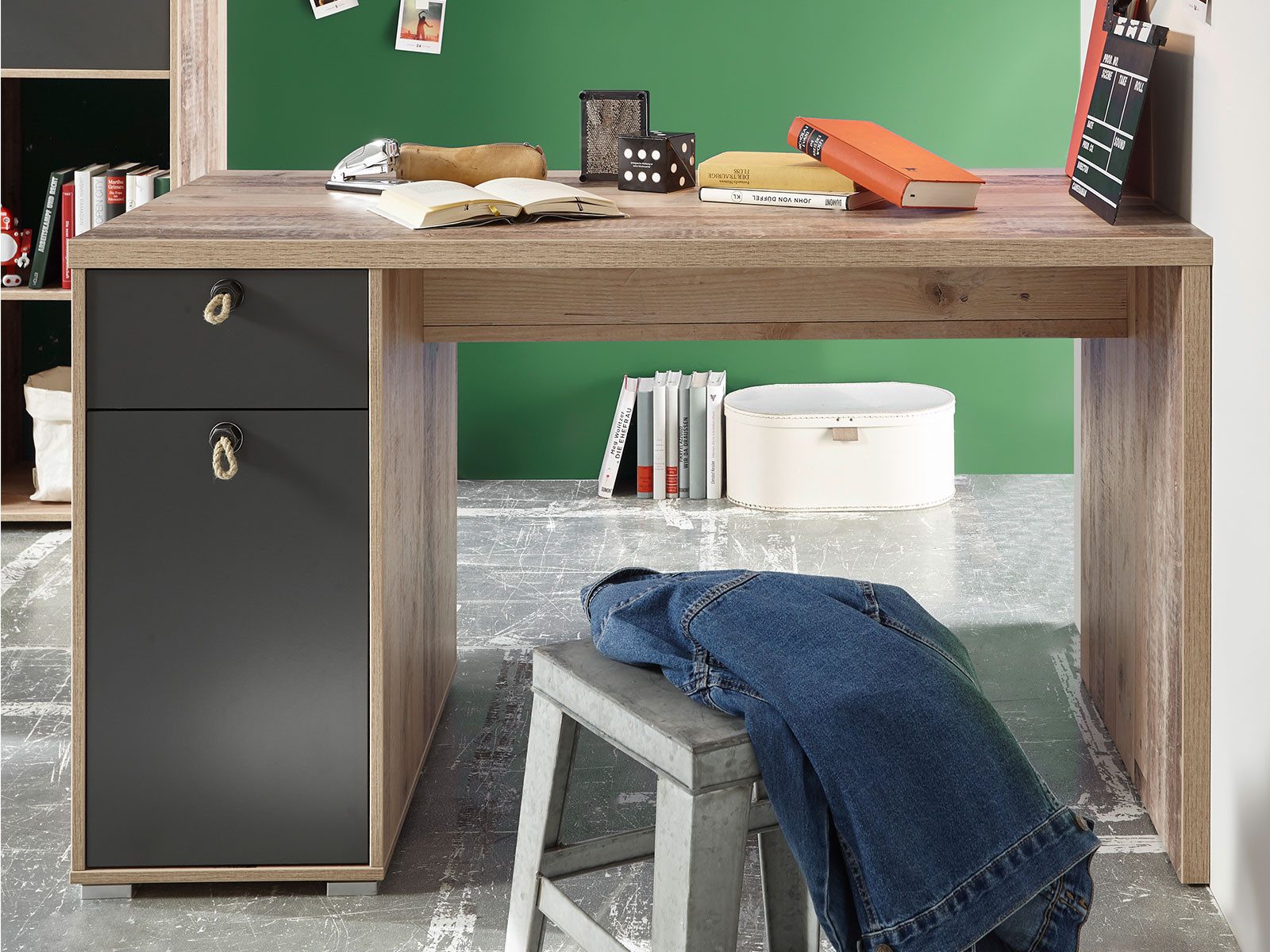 Begabino Schreibtisch 130 x 75 x 70 cm (B/H/T)